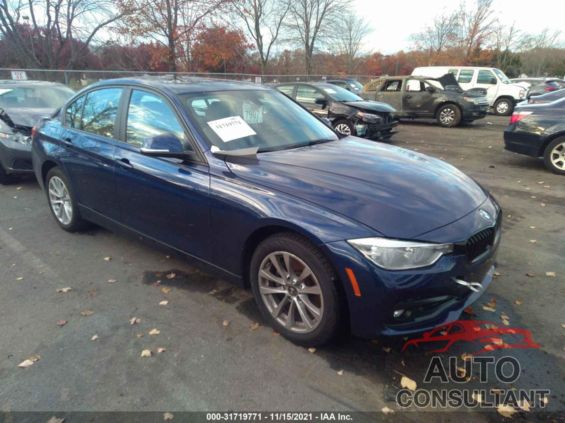 BMW 3 SERIES 2018 - WBA8E5G5XJNU48167