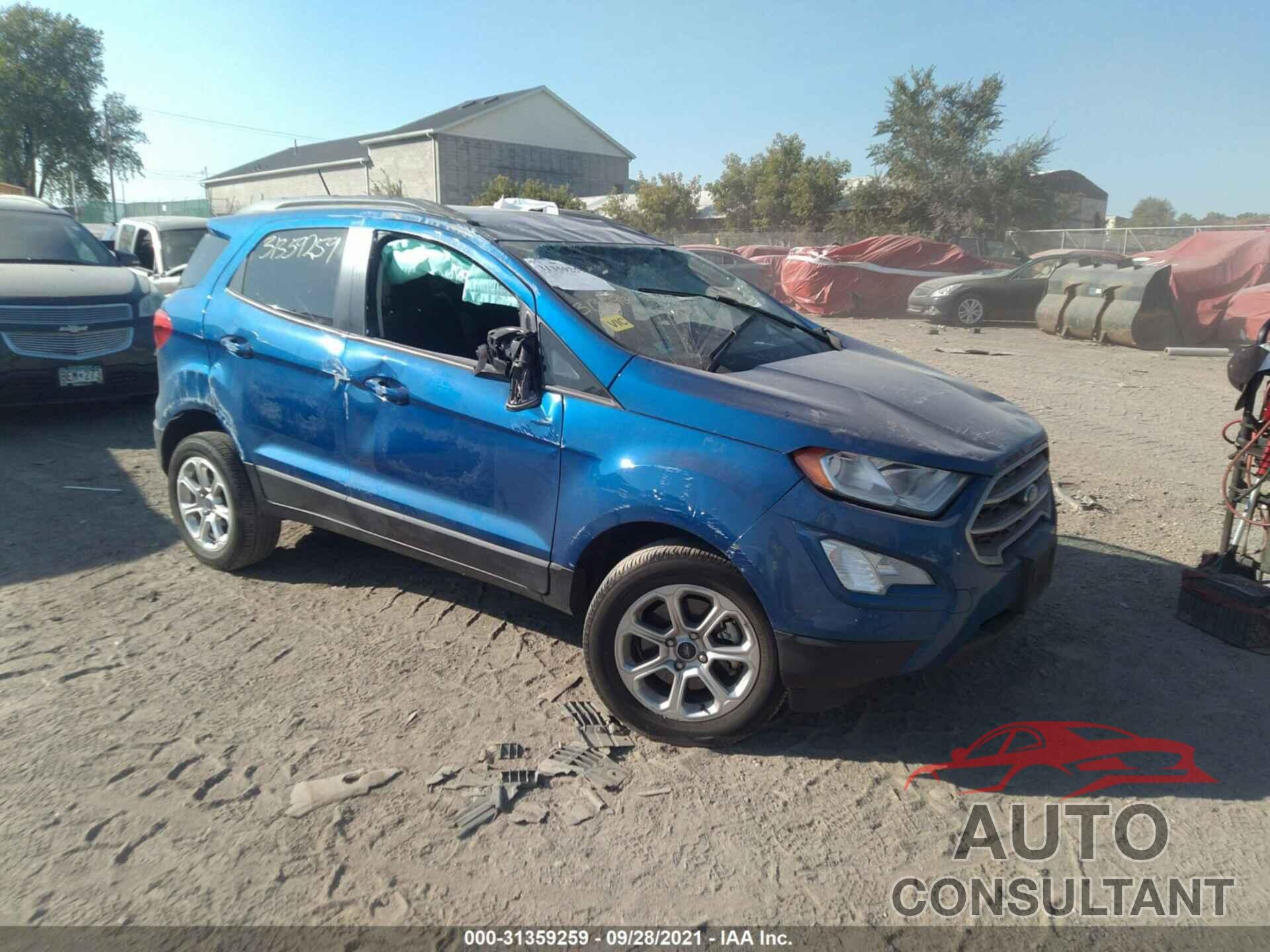 FORD ECOSPORT 2020 - MAJ6S3GLXLC321297