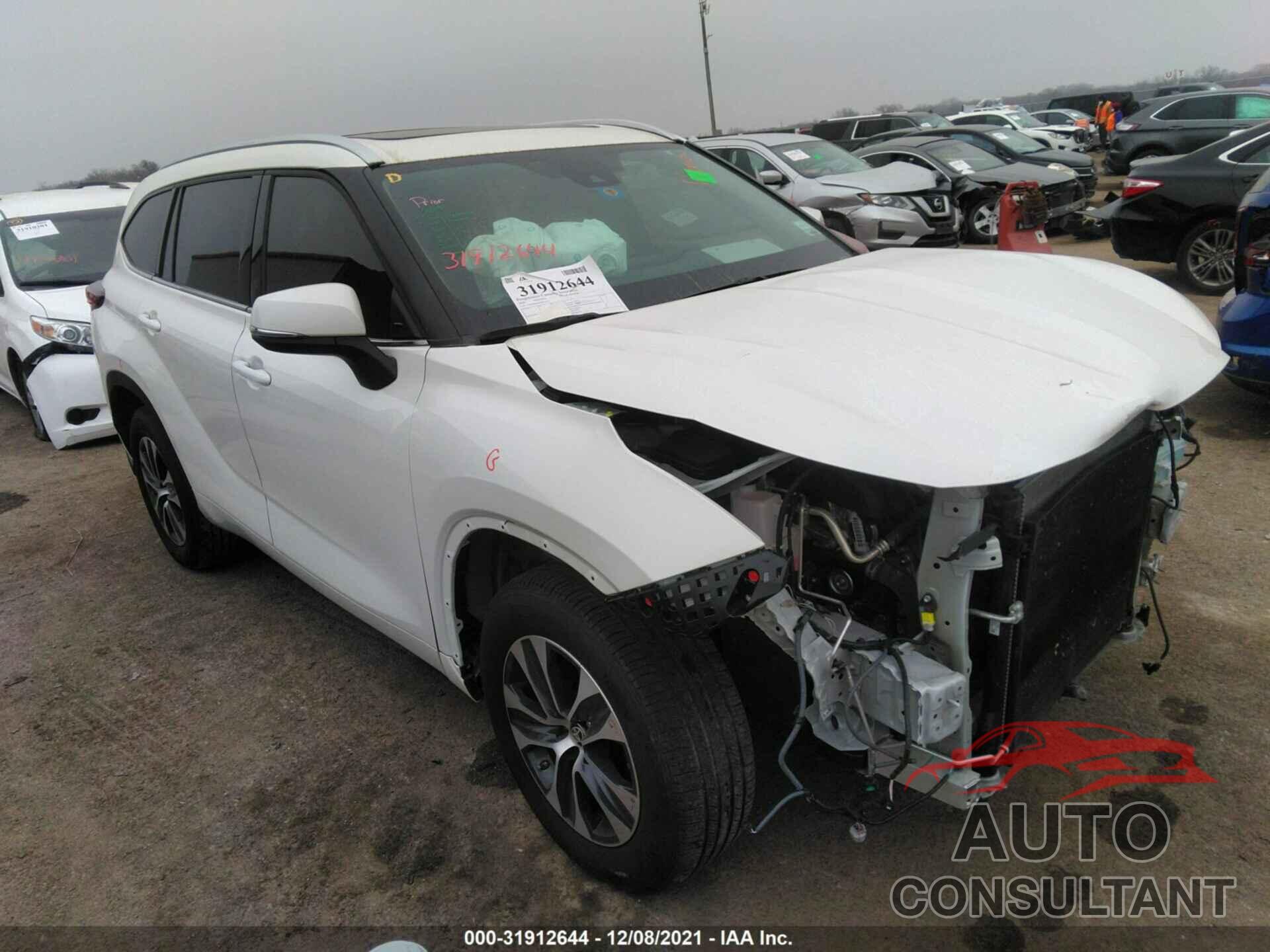 TOYOTA HIGHLANDER 2020 - 5TDGZRAH5LS513131