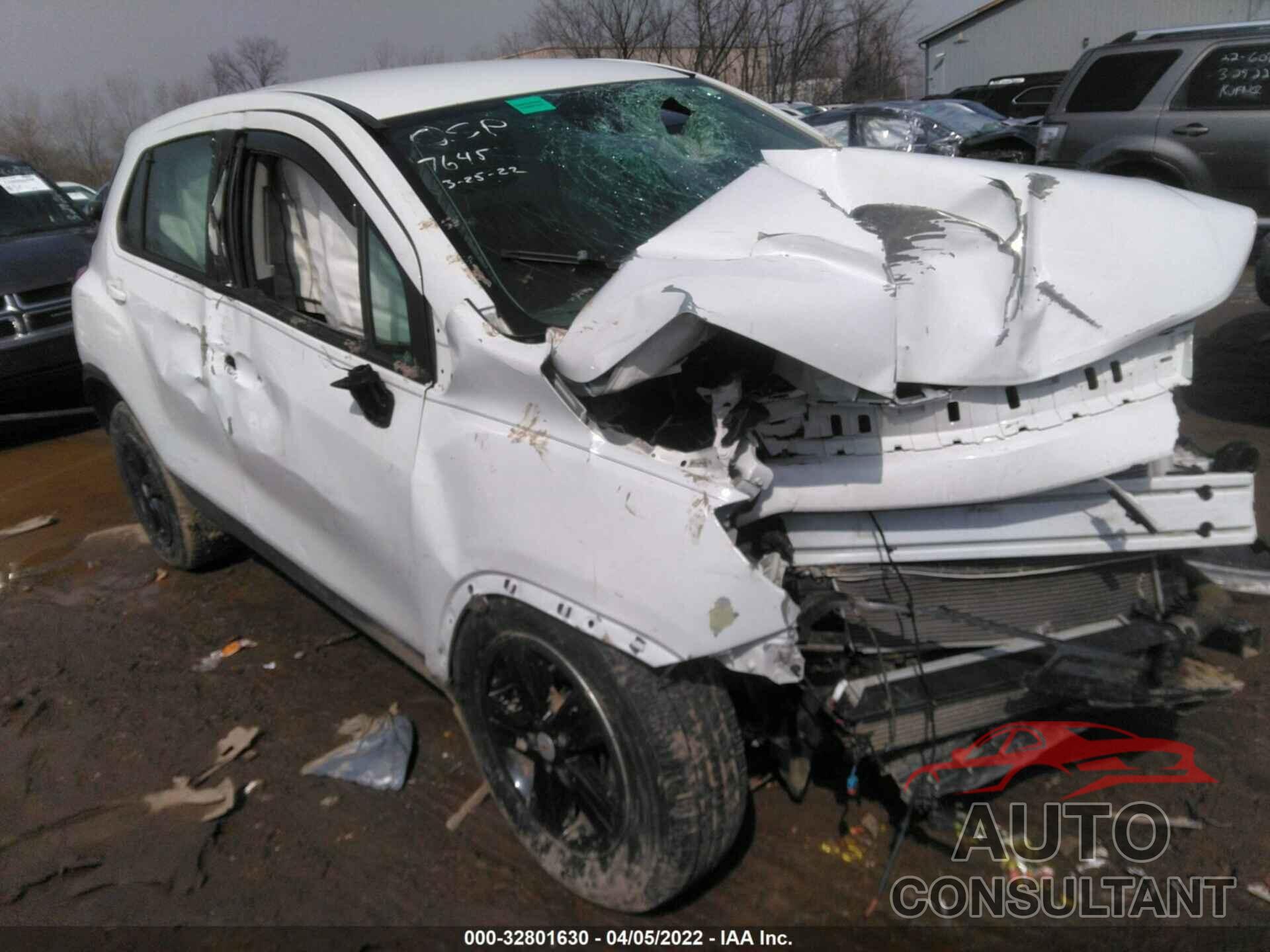 CHEVROLET TRAX 2018 - KL7CJNSB8JB510833