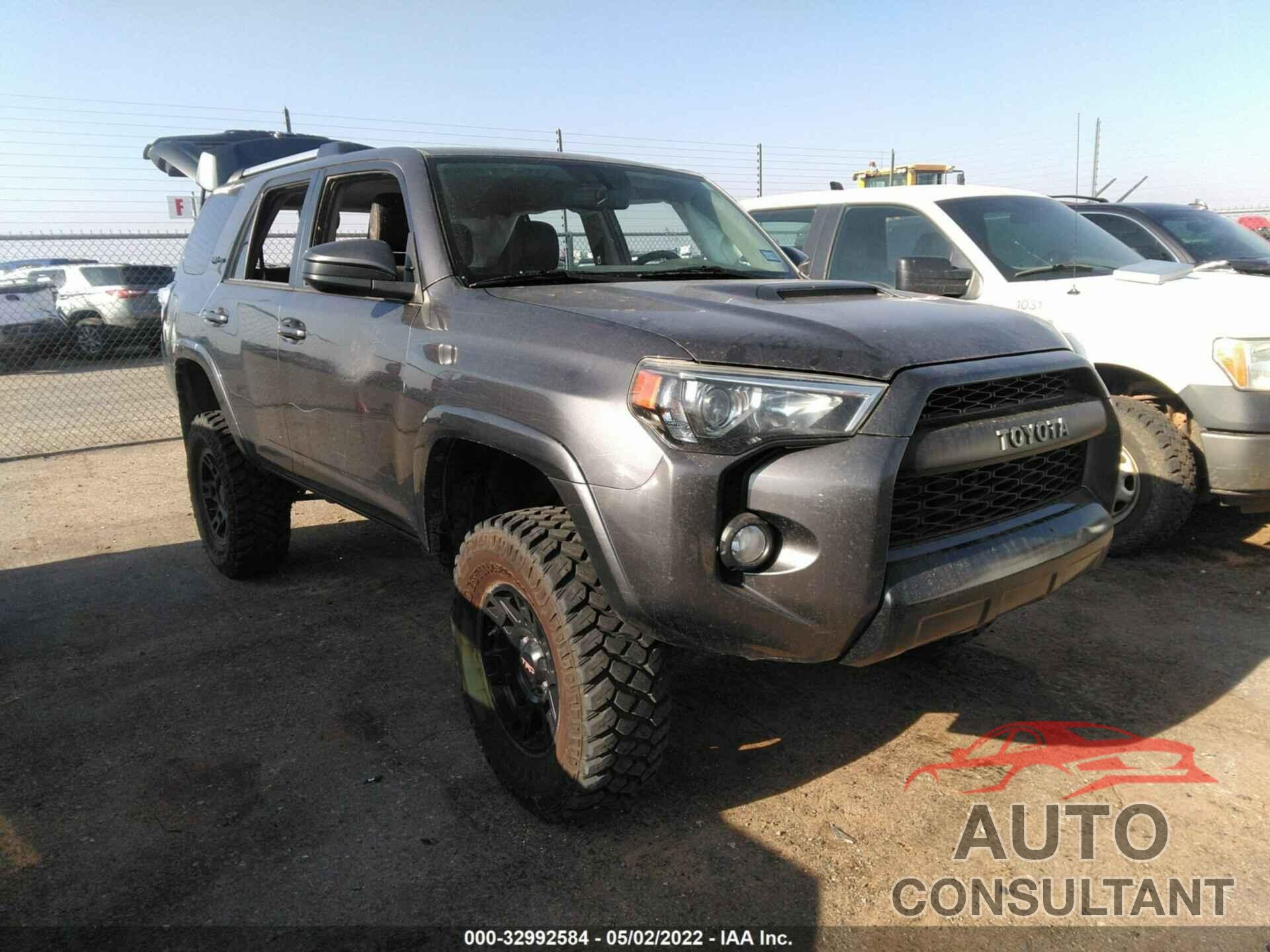 TOYOTA 4RUNNER 2016 - JTEBU5JR3G5306707