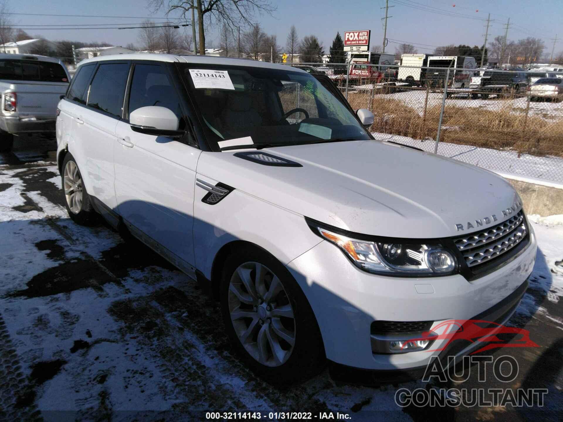 LAND ROVER RANGE ROVER SPORT 2016 - SALWR2VF2GA635744