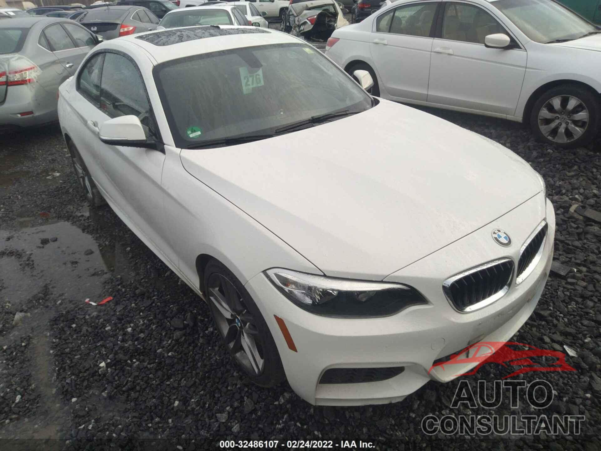 BMW 2 SERIES 2016 - WBA1F9C59GV742616