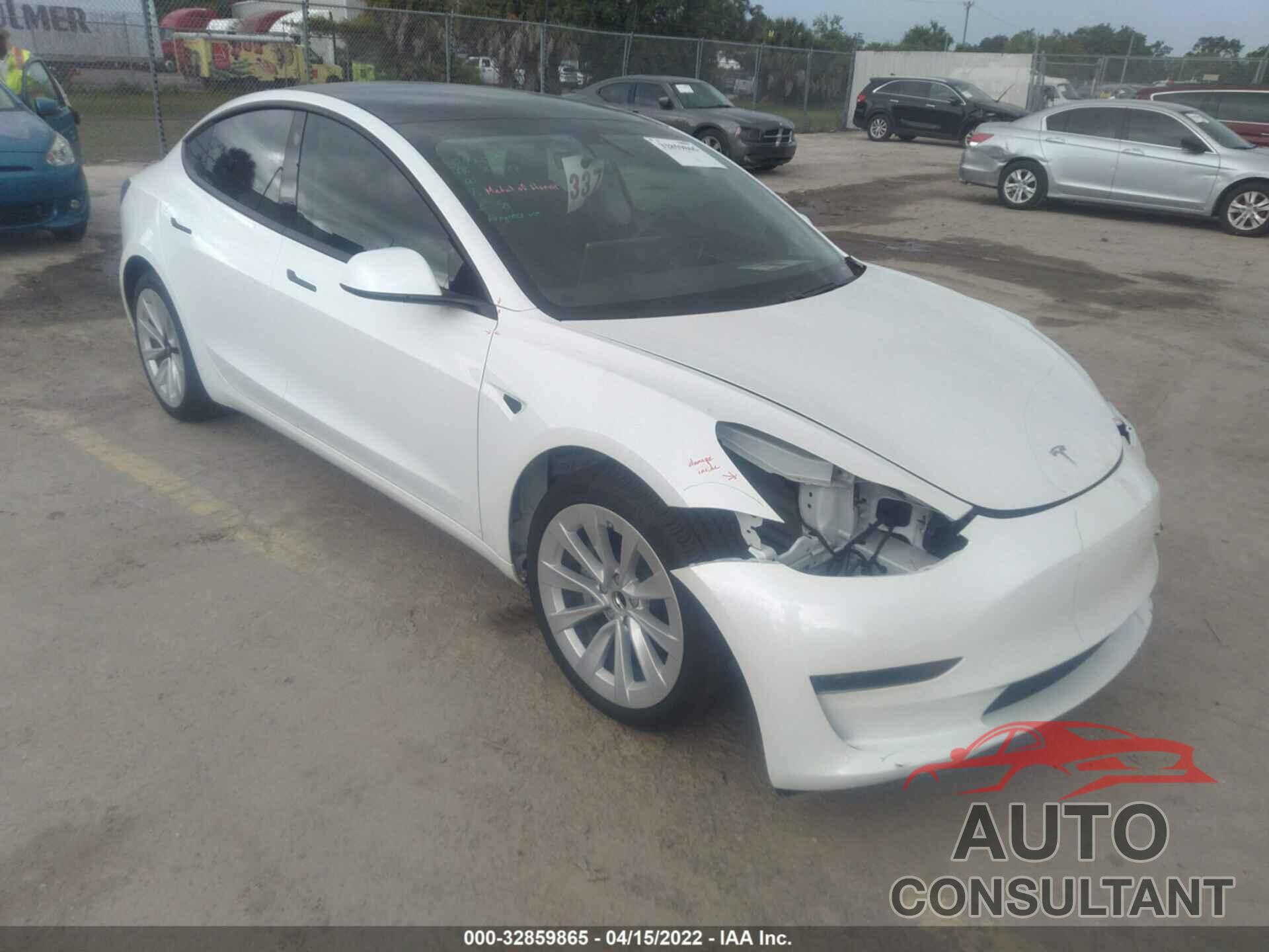 TESLA MODEL 3 2021 - 5YJ3E1EA4MF043088