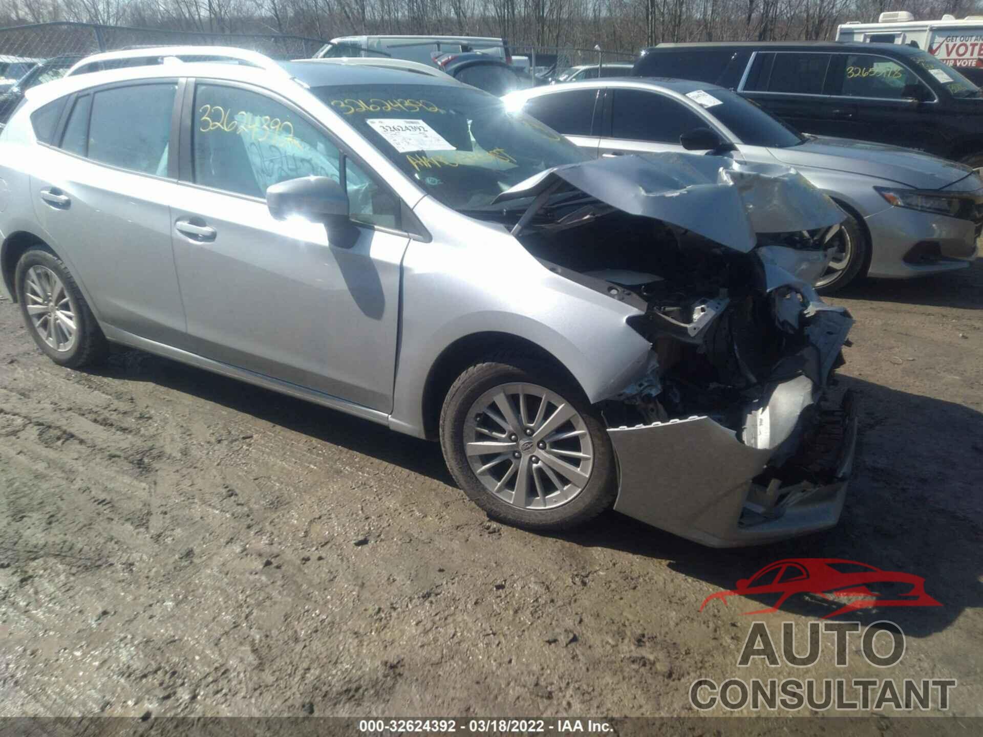 SUBARU IMPREZA 2018 - 4S3GTAB65J3731908