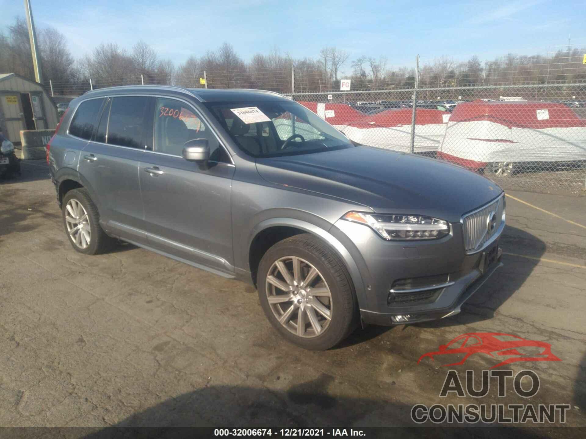 VOLVO XC90 2017 - YV4A22PL9H1164232