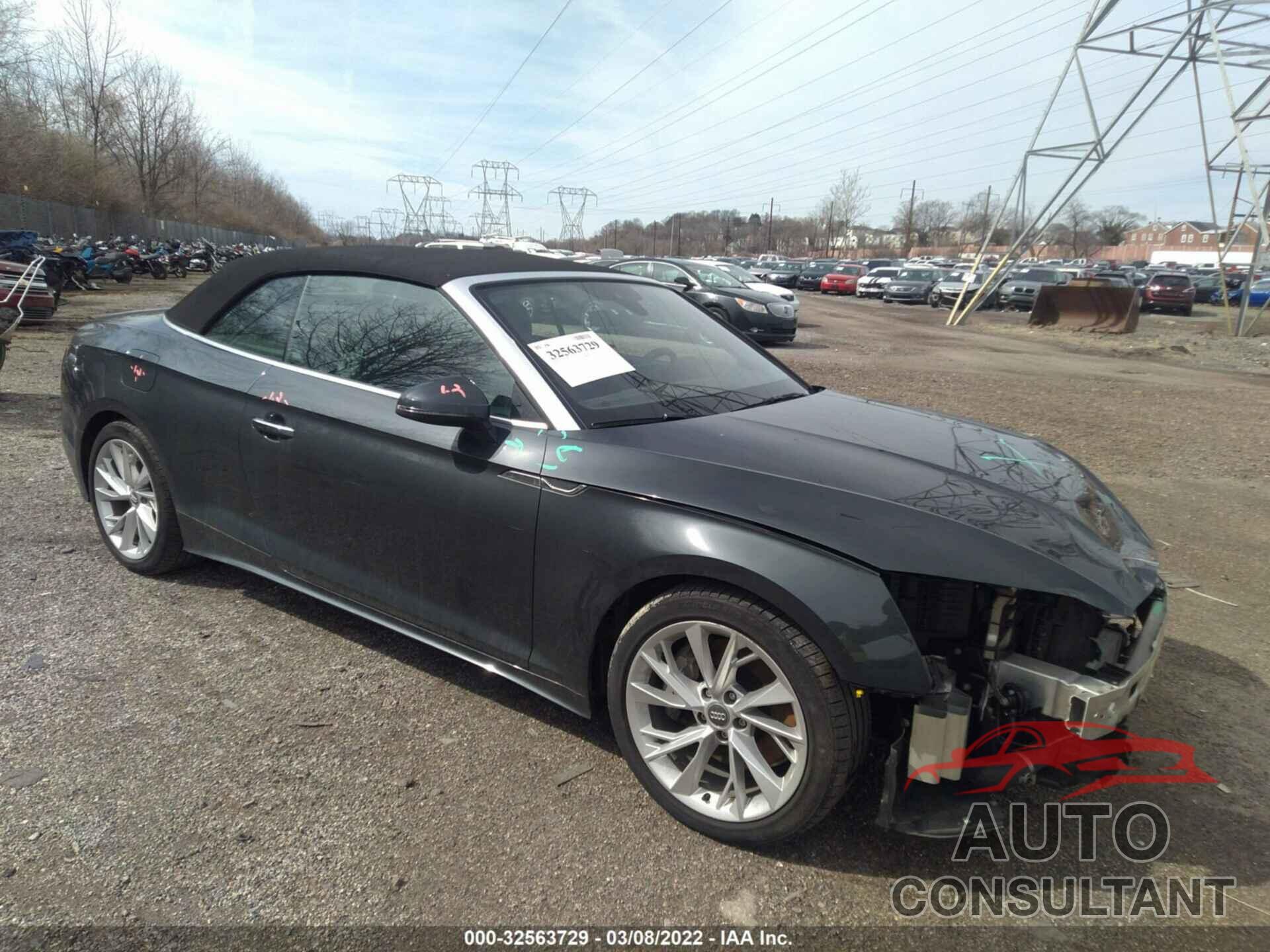 AUDI A5 CABRIOLET 2020 - WAUWNGF58LN000758