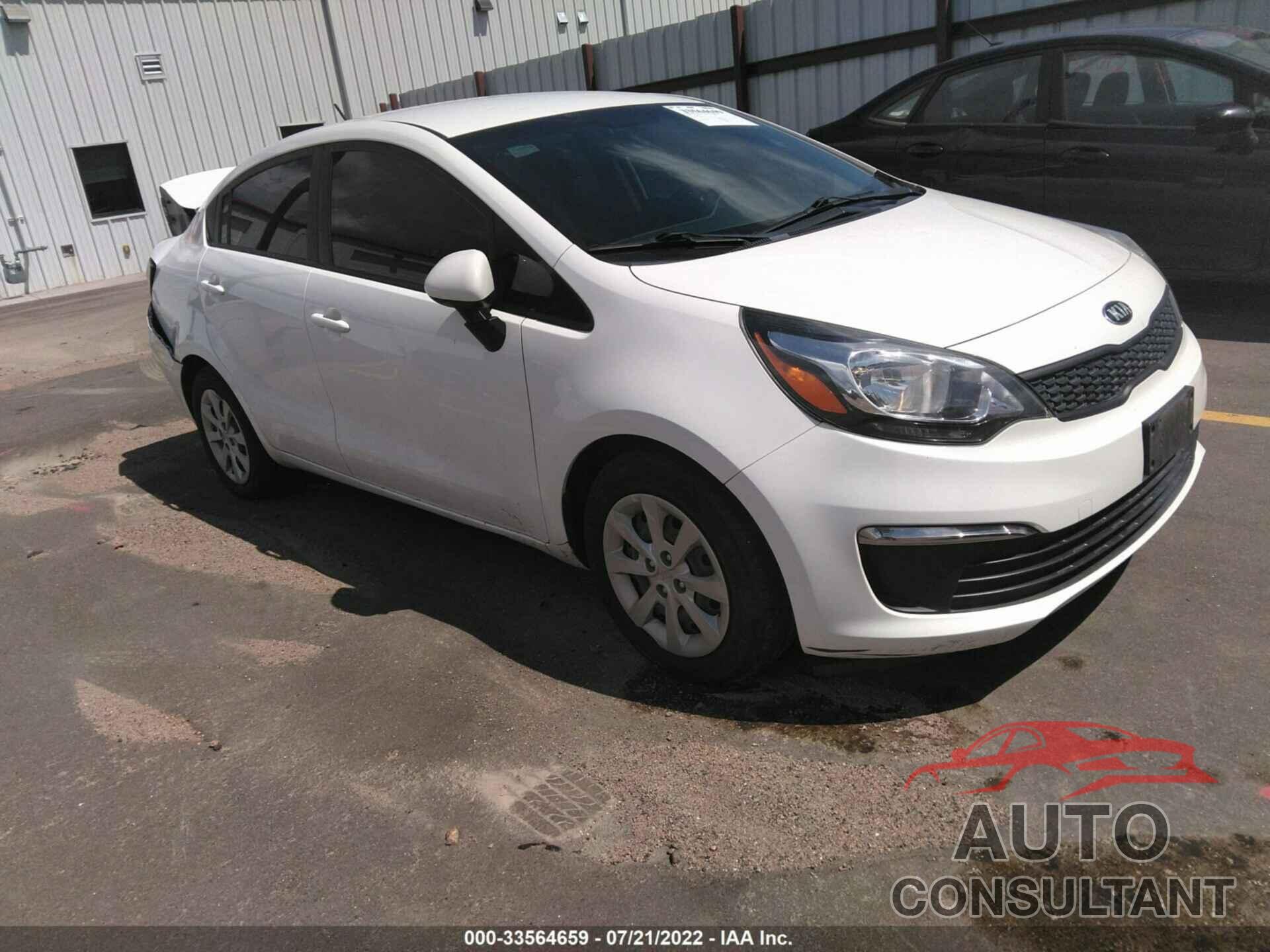 KIA RIO 2017 - KNADM4A34H6021977