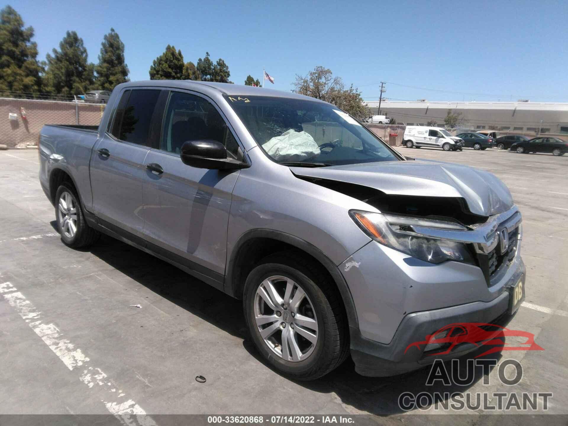 HONDA RIDGELINE 2017 - 5FPYK2F21HB002684