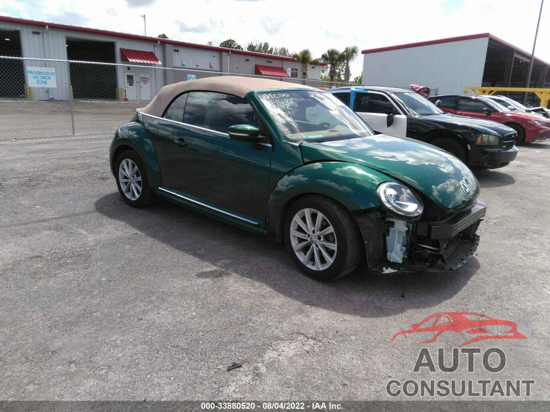 VOLKSWAGEN BEETLE CONVERTIBLE 2017 - 3VW517AT5HM808371