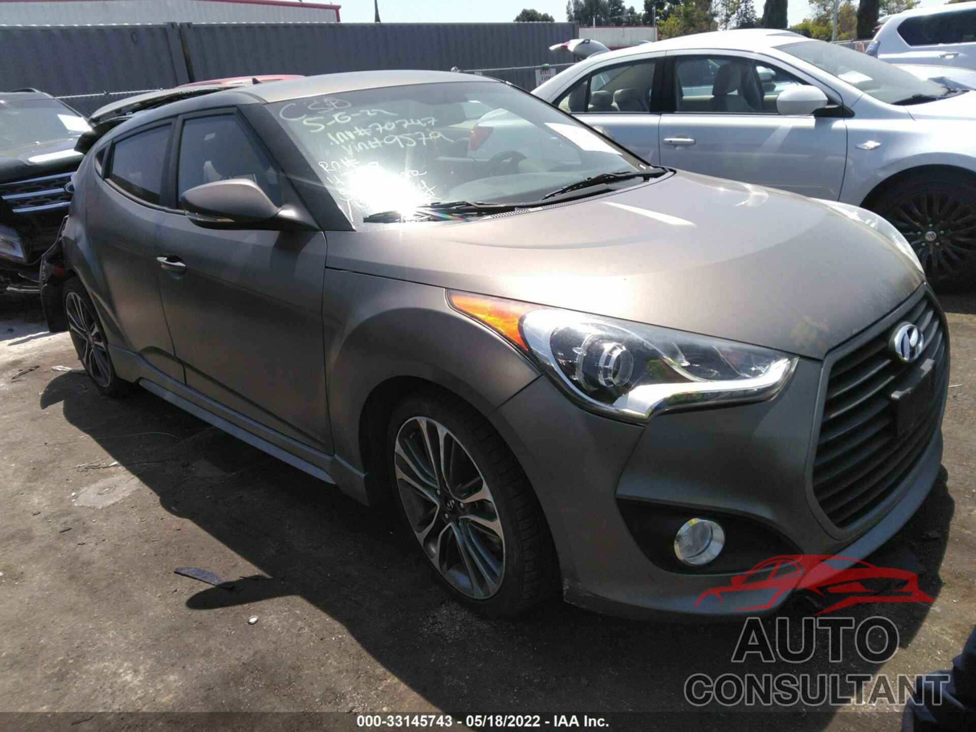 HYUNDAI VELOSTER 2016 - KMHTC6AE8GU249579