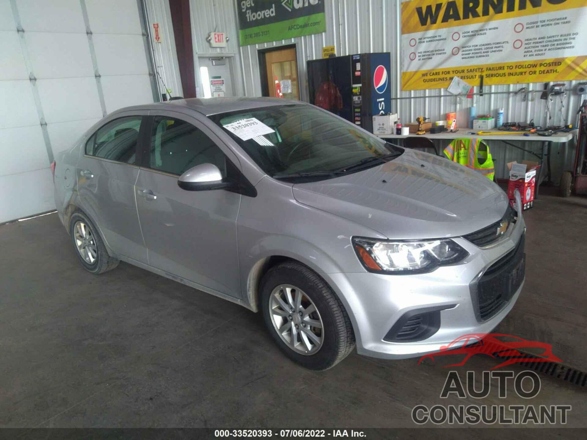 CHEVROLET SONIC 2017 - 1G1JD5SH2H4114989