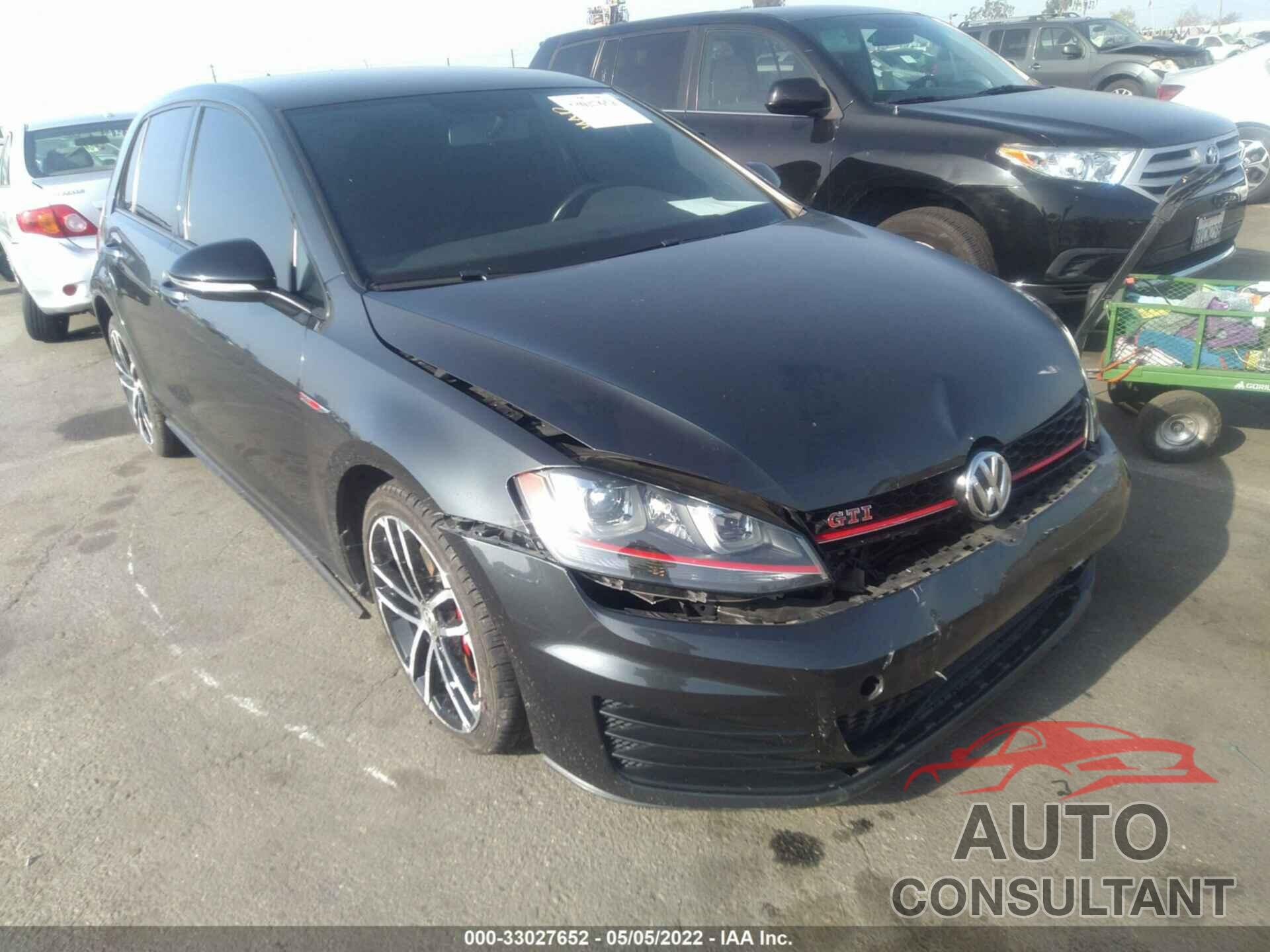 VOLKSWAGEN GOLF GTI 2017 - 3VW547AU6HM002202
