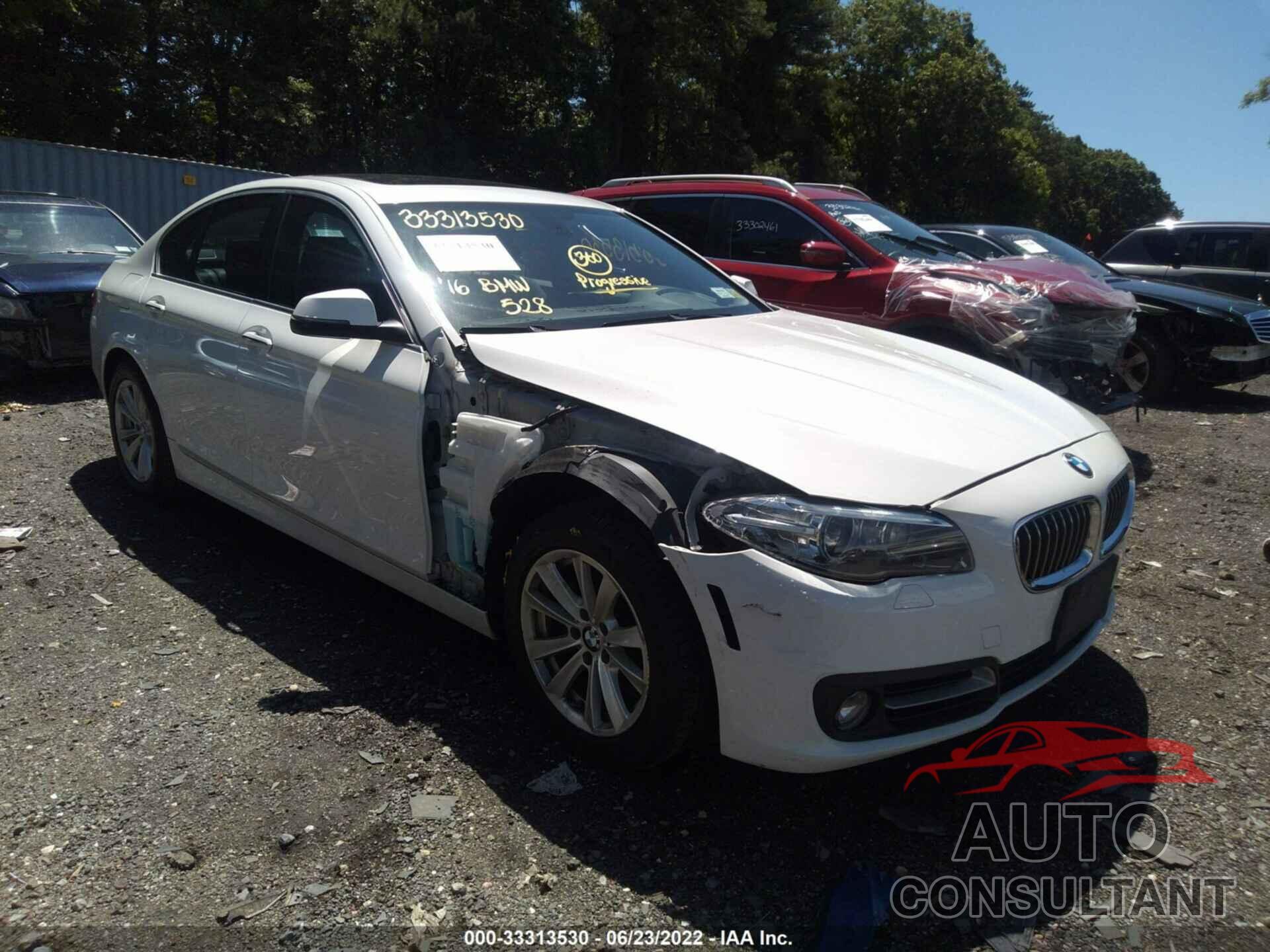 BMW 5 SERIES 2016 - WBA5A7C55GG148047