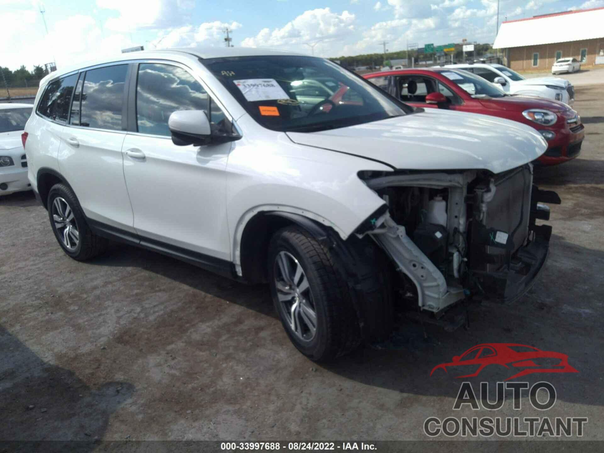 HONDA PILOT 2018 - 5FNYF6H37JB073033