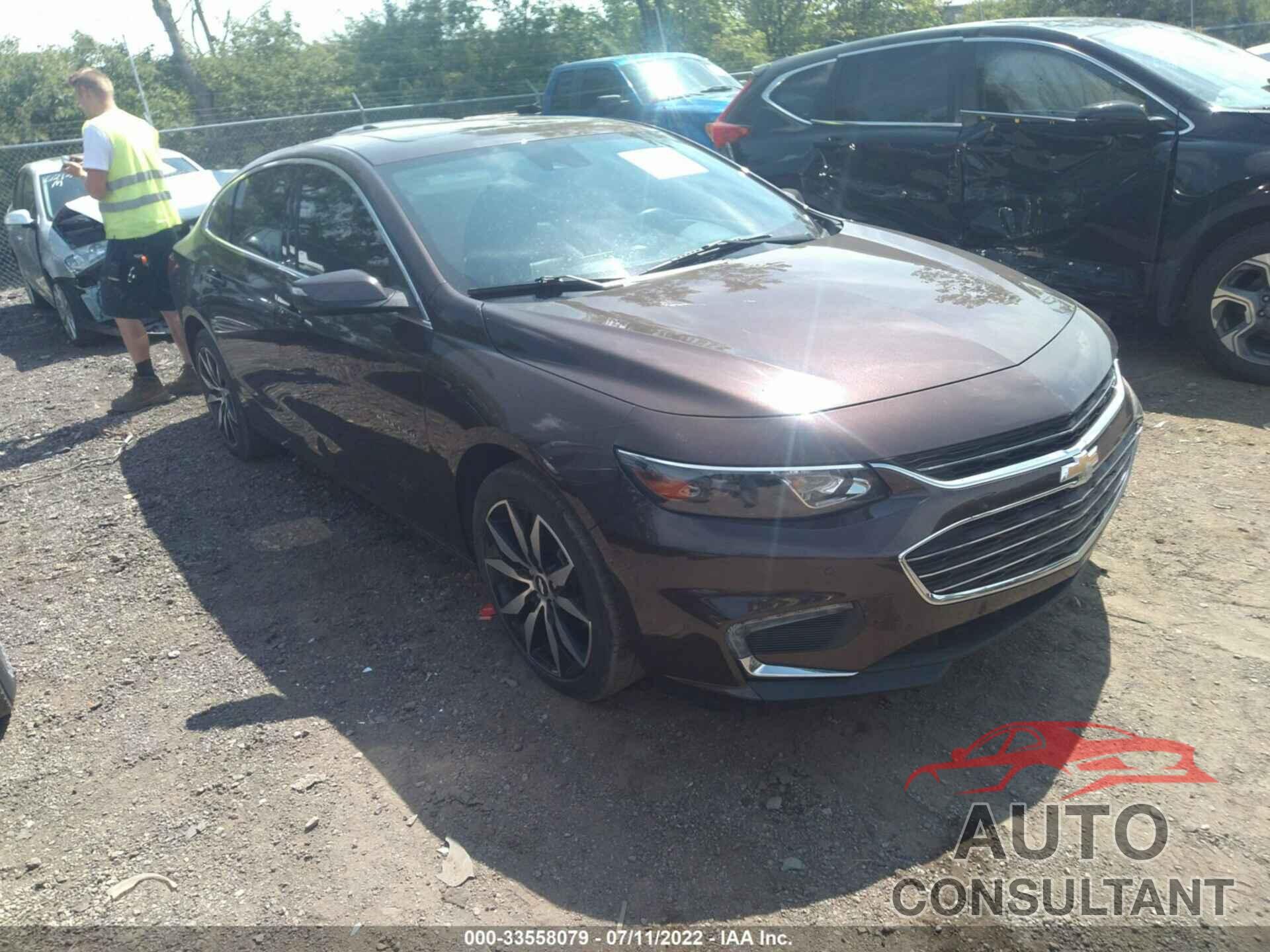 CHEVROLET MALIBU 2016 - 1G1ZE5ST5GF269690