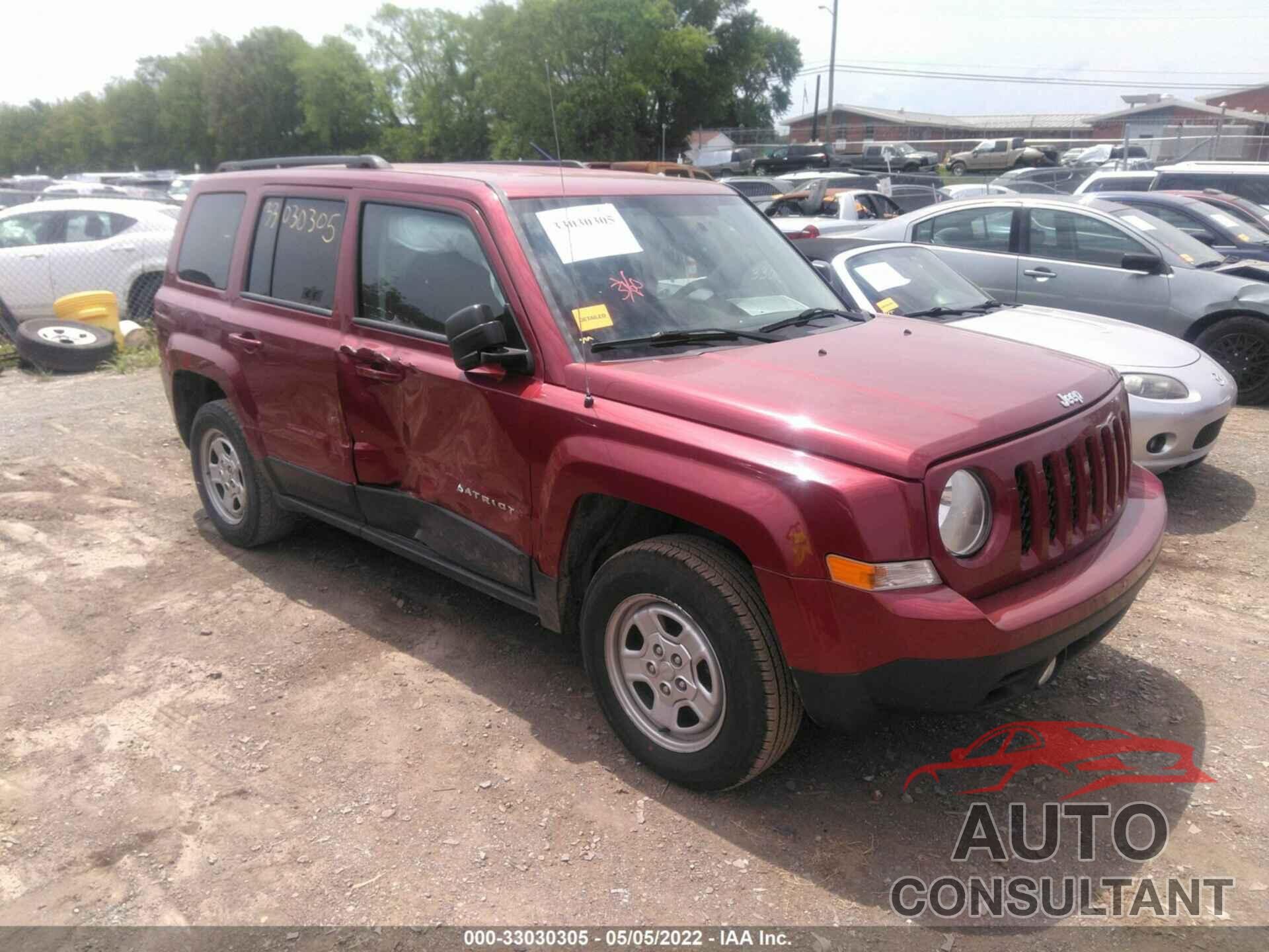 JEEP PATRIOT 2017 - 1C4NJRBB7HD105970