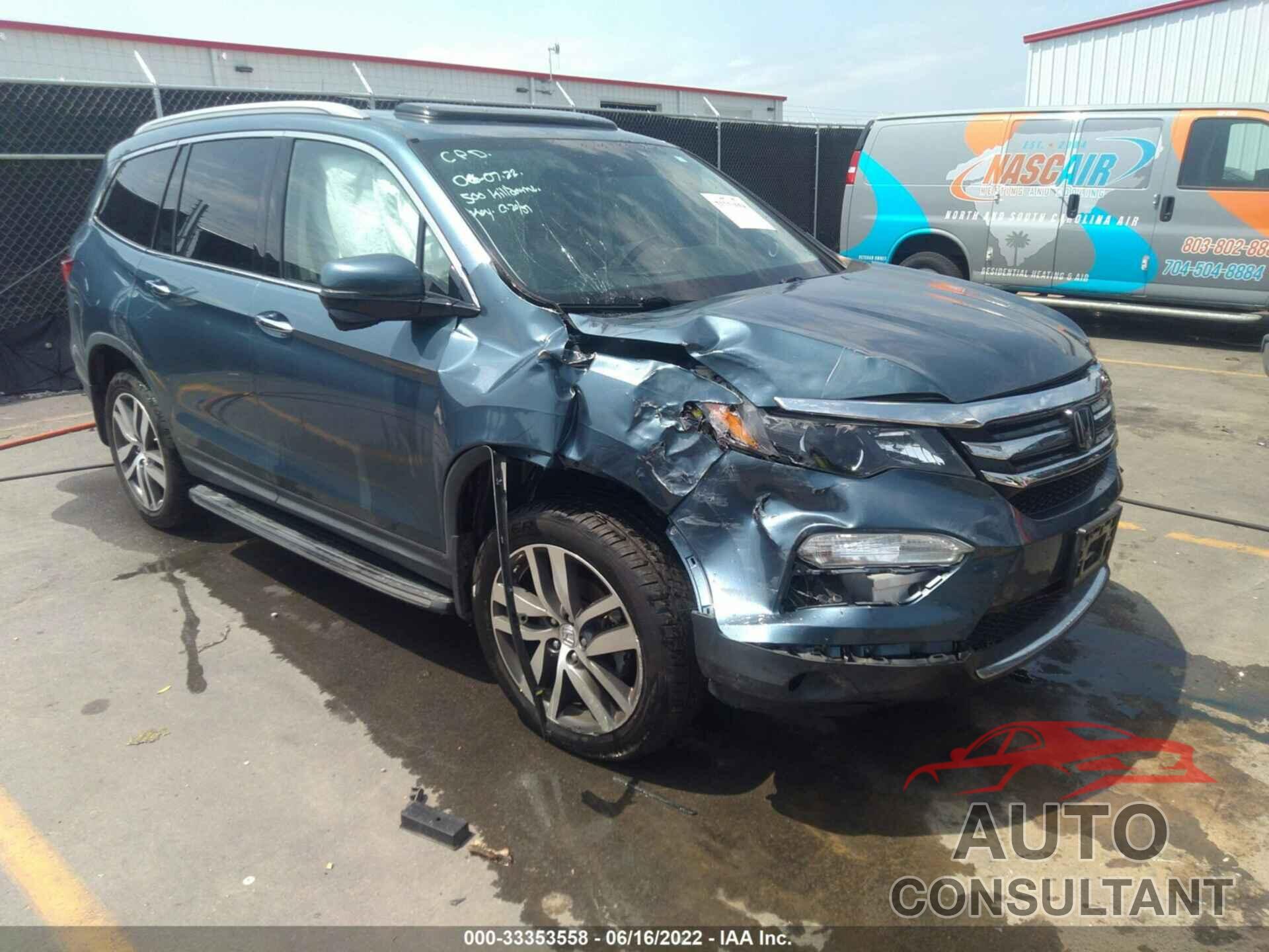 HONDA PILOT 2016 - 5FNYF6H95GB127071