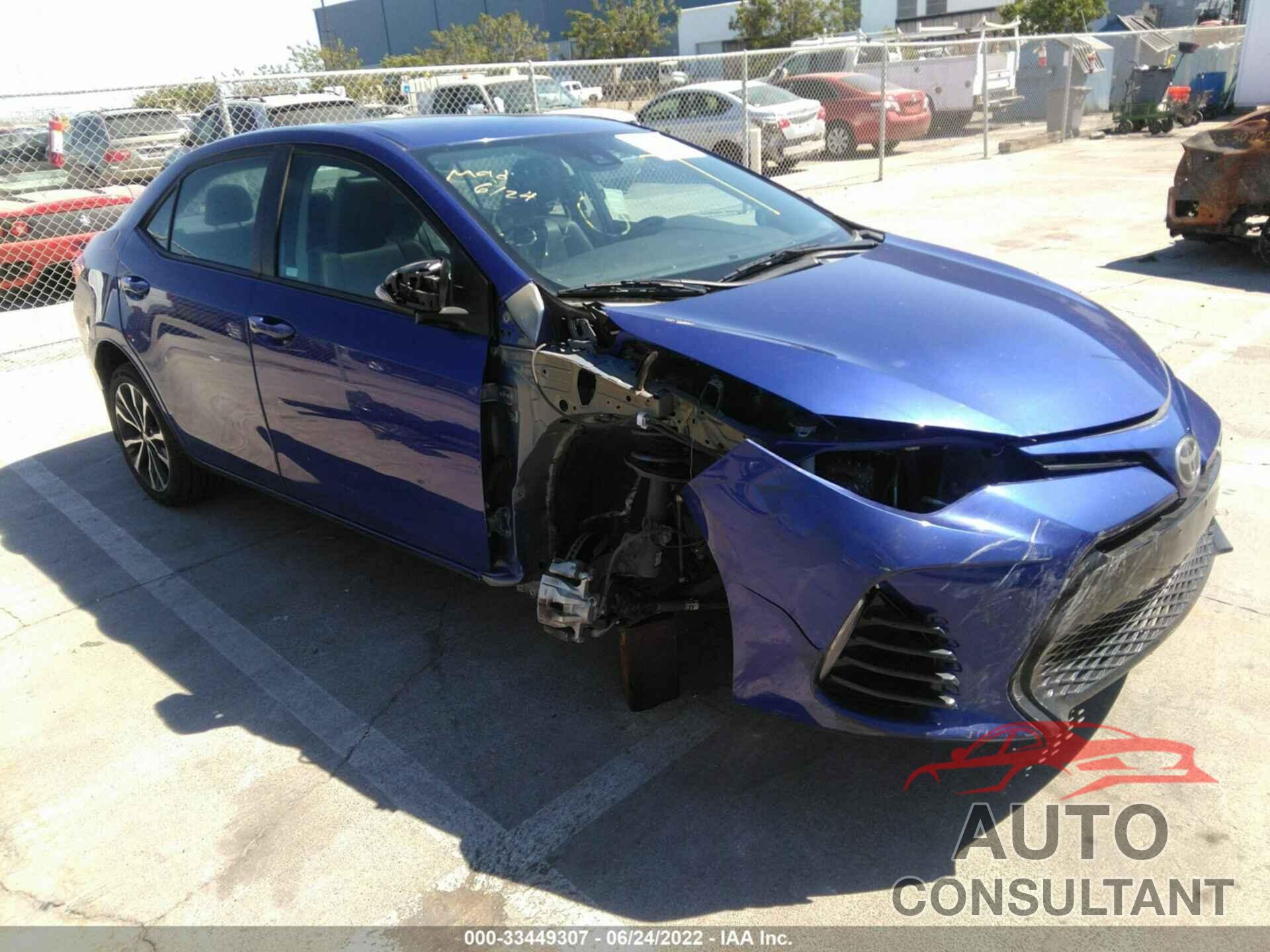 TOYOTA COROLLA 2017 - 5YFBURHE4HP684084