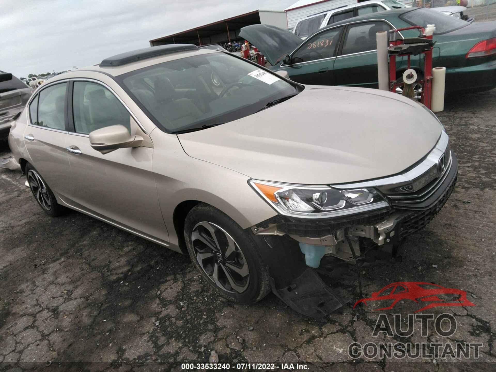 HONDA ACCORD SEDAN 2016 - 1HGCR2F83GA141744