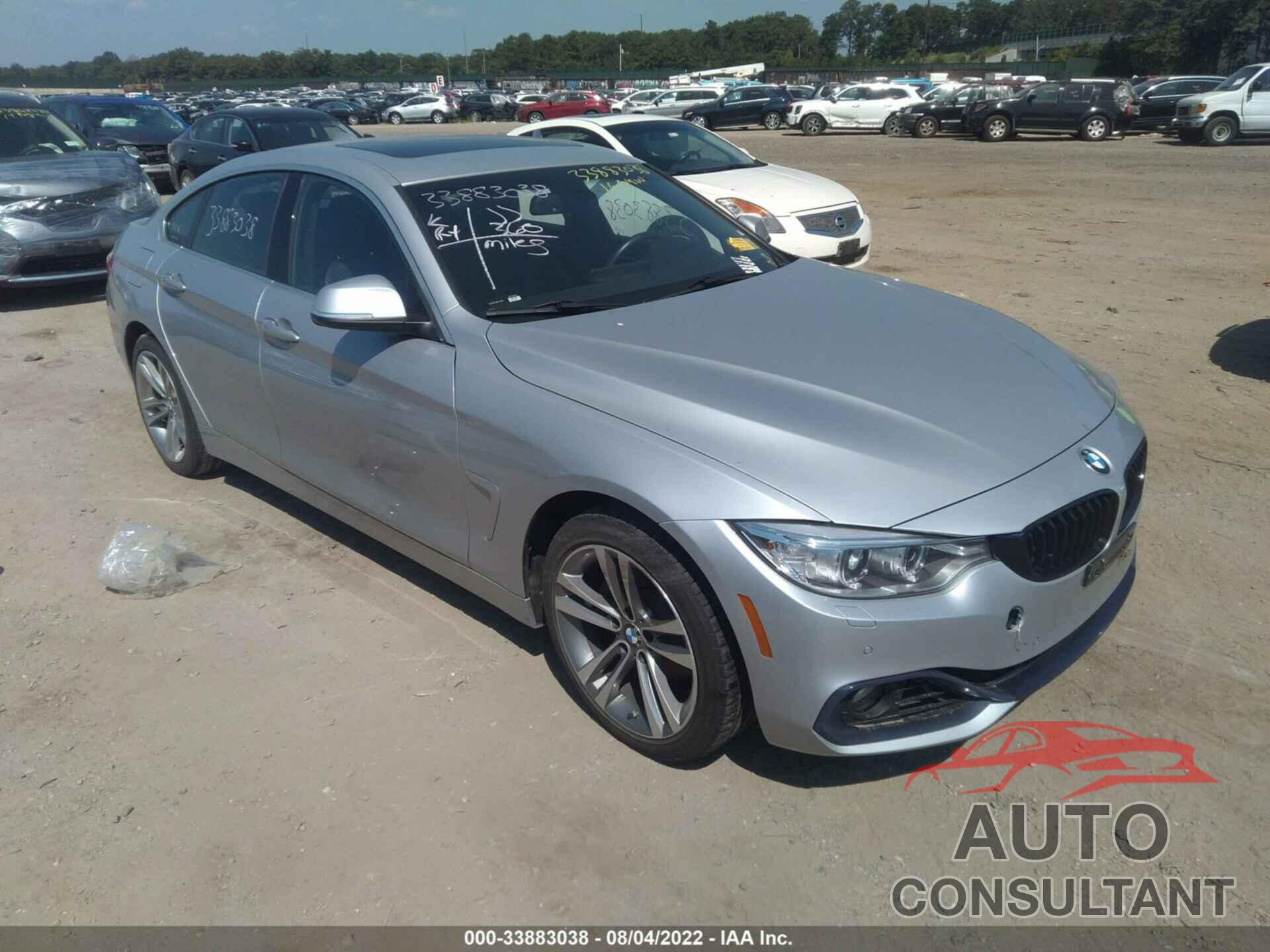 BMW 4 SERIES 2016 - WBA4C9C58GG139666