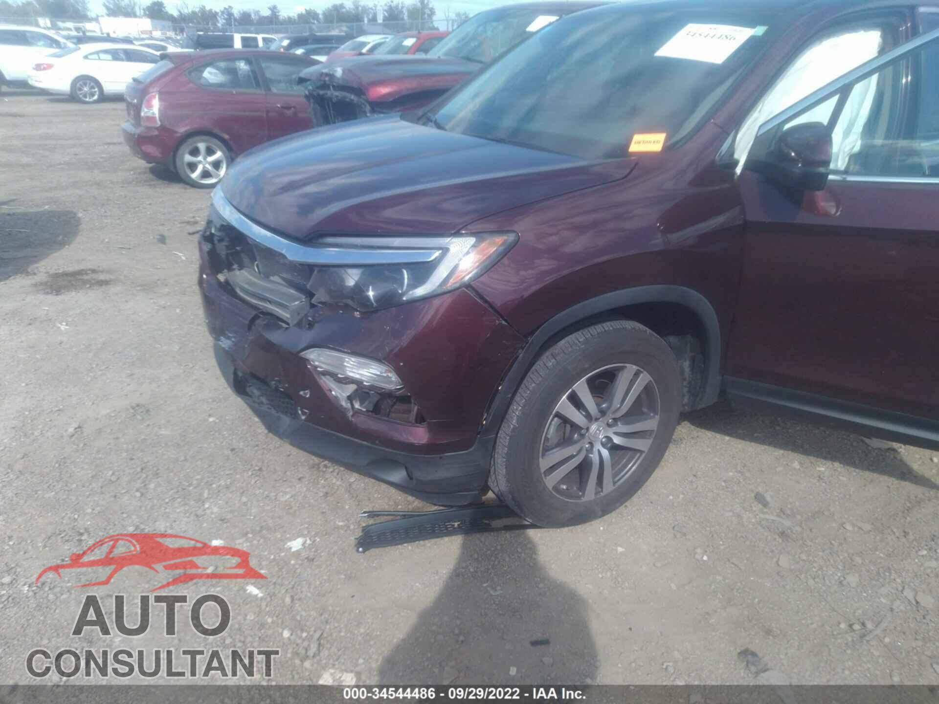 HONDA PILOT 2016 - 5FNYF6H54GB071234