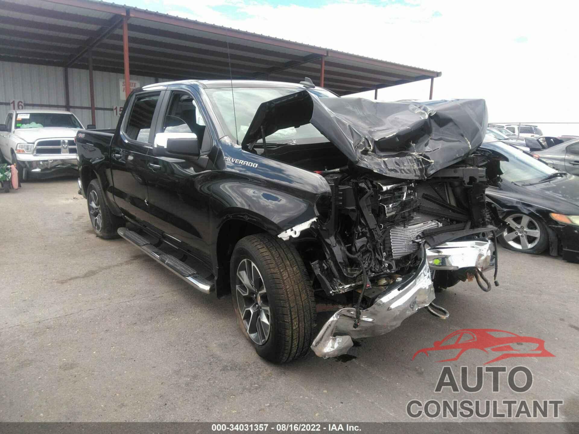 CHEVROLET SILVERADO 1500 2022 - 1GCPDDEK8NZ541692