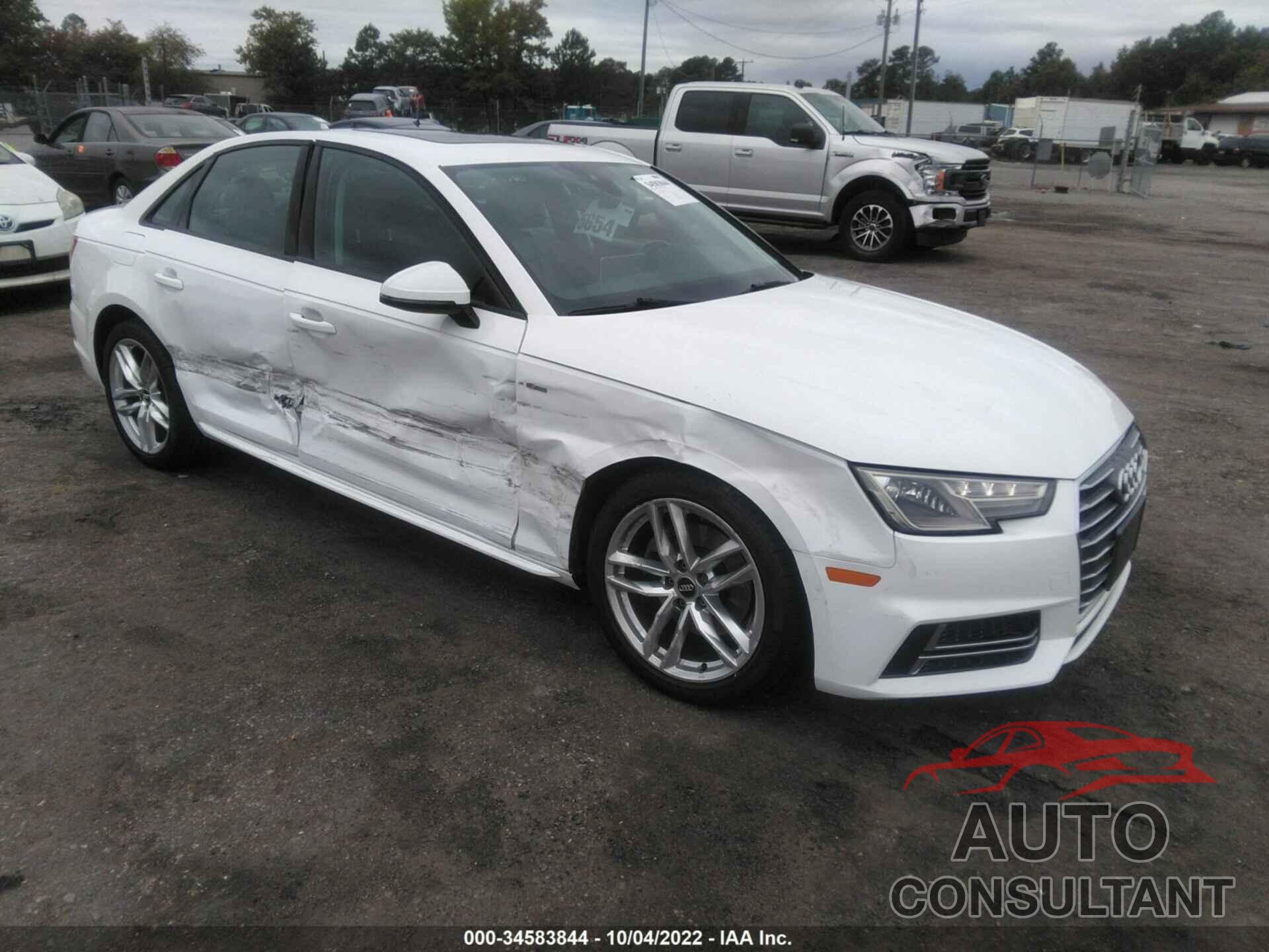 AUDI A4 2017 - WAUKMAF42HN055073