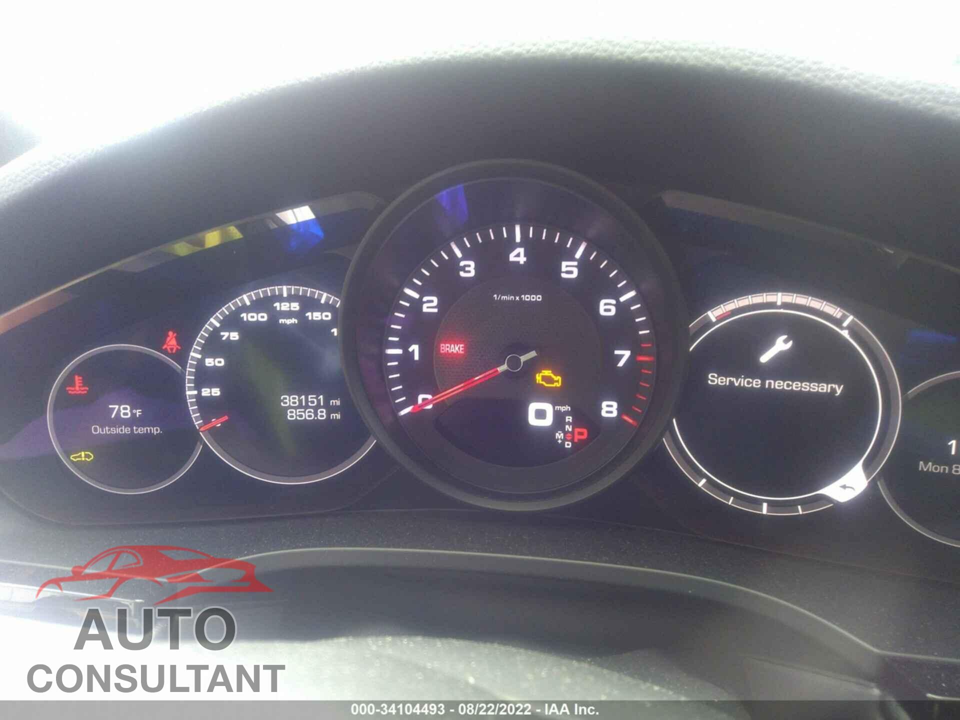 PORSCHE CAYENNE 2019 - WP1AA2AY5KDA04475