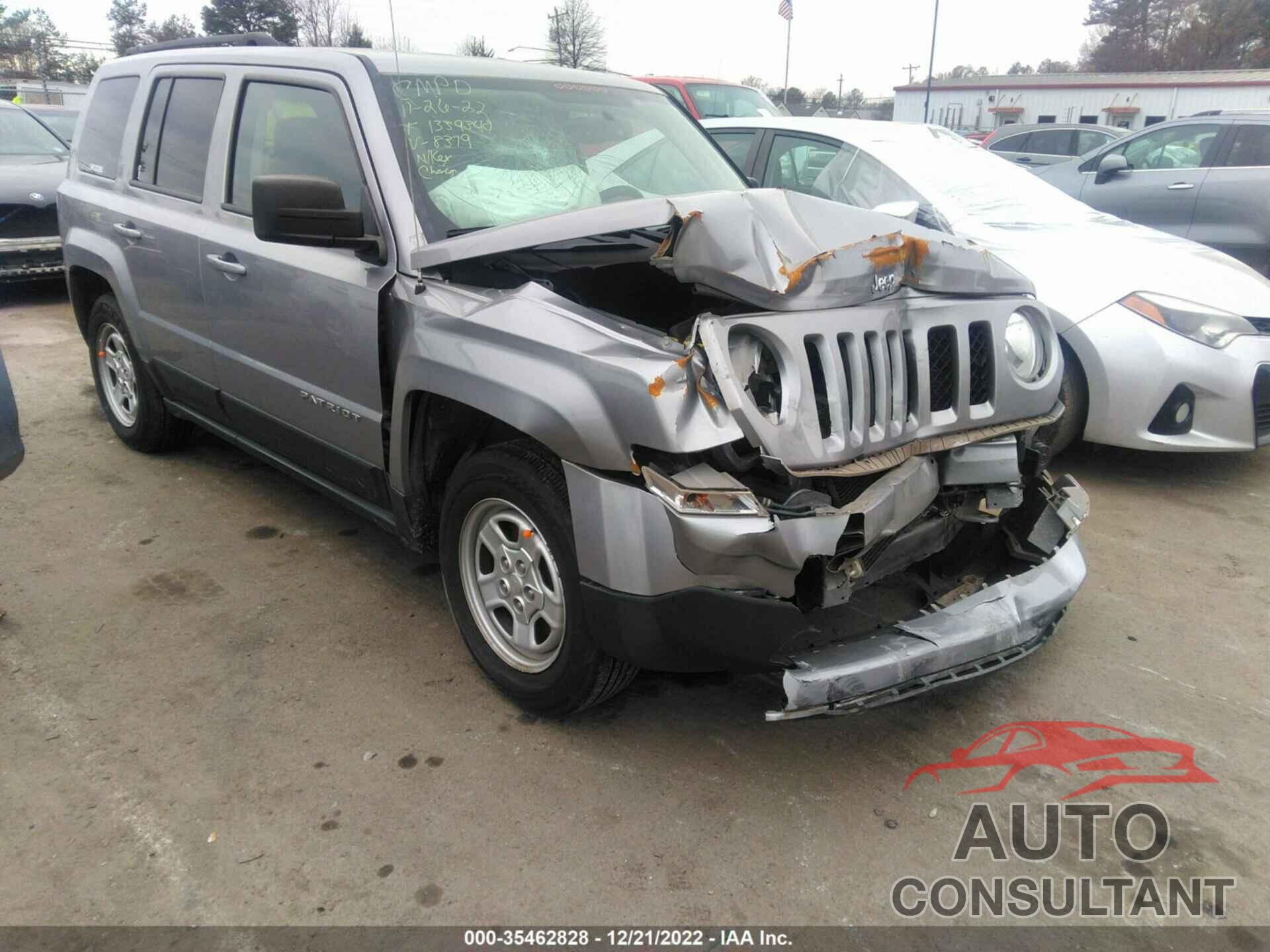 JEEP PATRIOT 2016 - 1C4NJPBA8GD688379