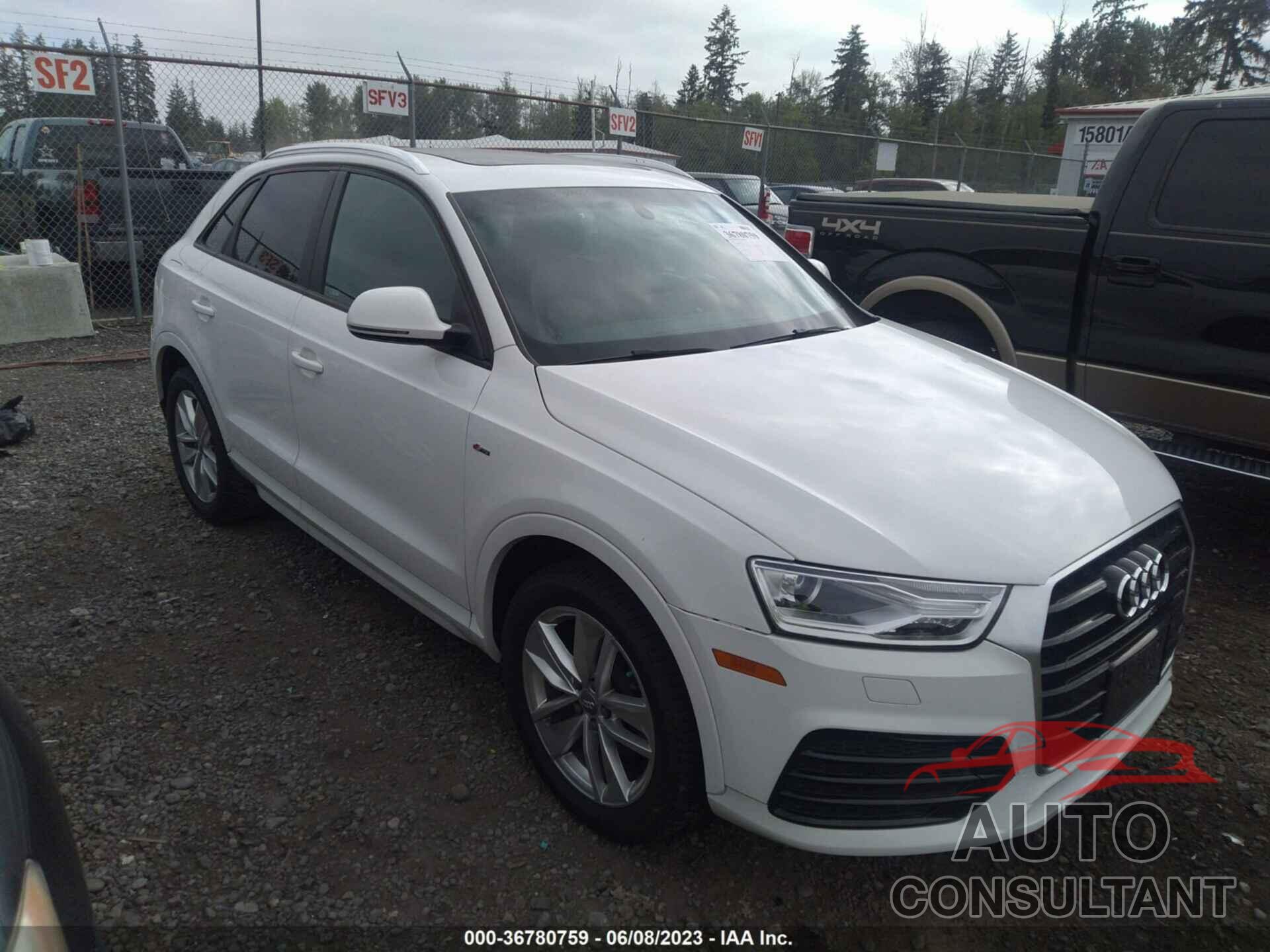 AUDI Q3 2018 - WA1BCCFS4JR012010