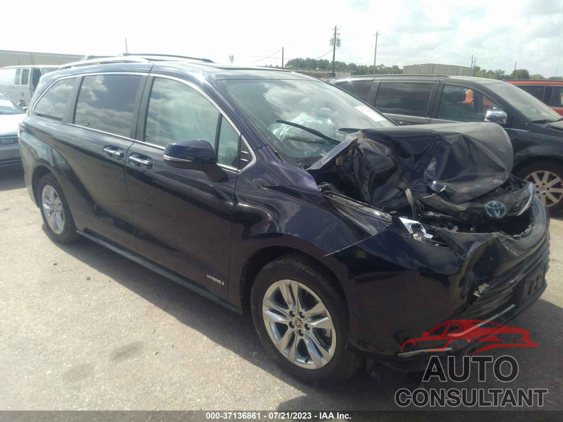 TOYOTA SIENNA 2021 - 5TDZRKEC0MS047009