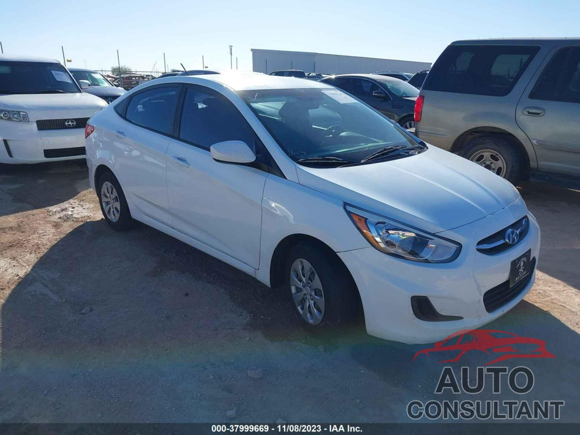 HYUNDAI ACCENT 2016 - KMHCT4AE9GU102935