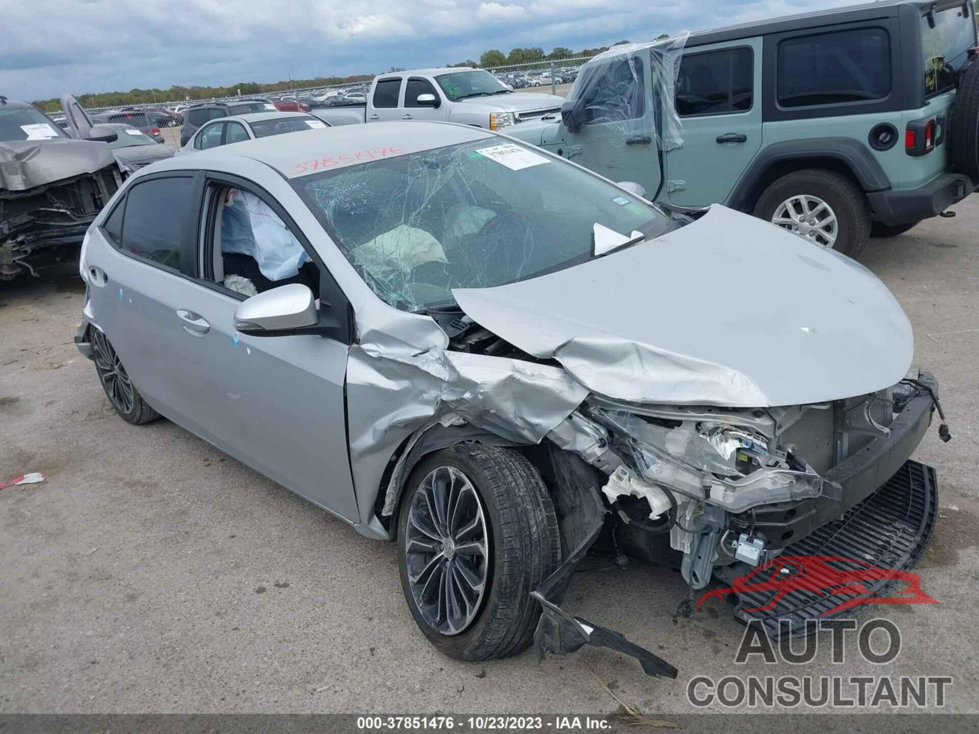 TOYOTA COROLLA 2016 - 2T1BURHE4GC548634