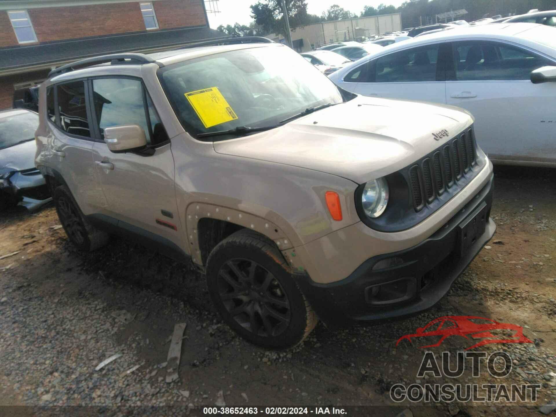 JEEP RENEGADE 2016 - ZACCJBBT5GPD02725