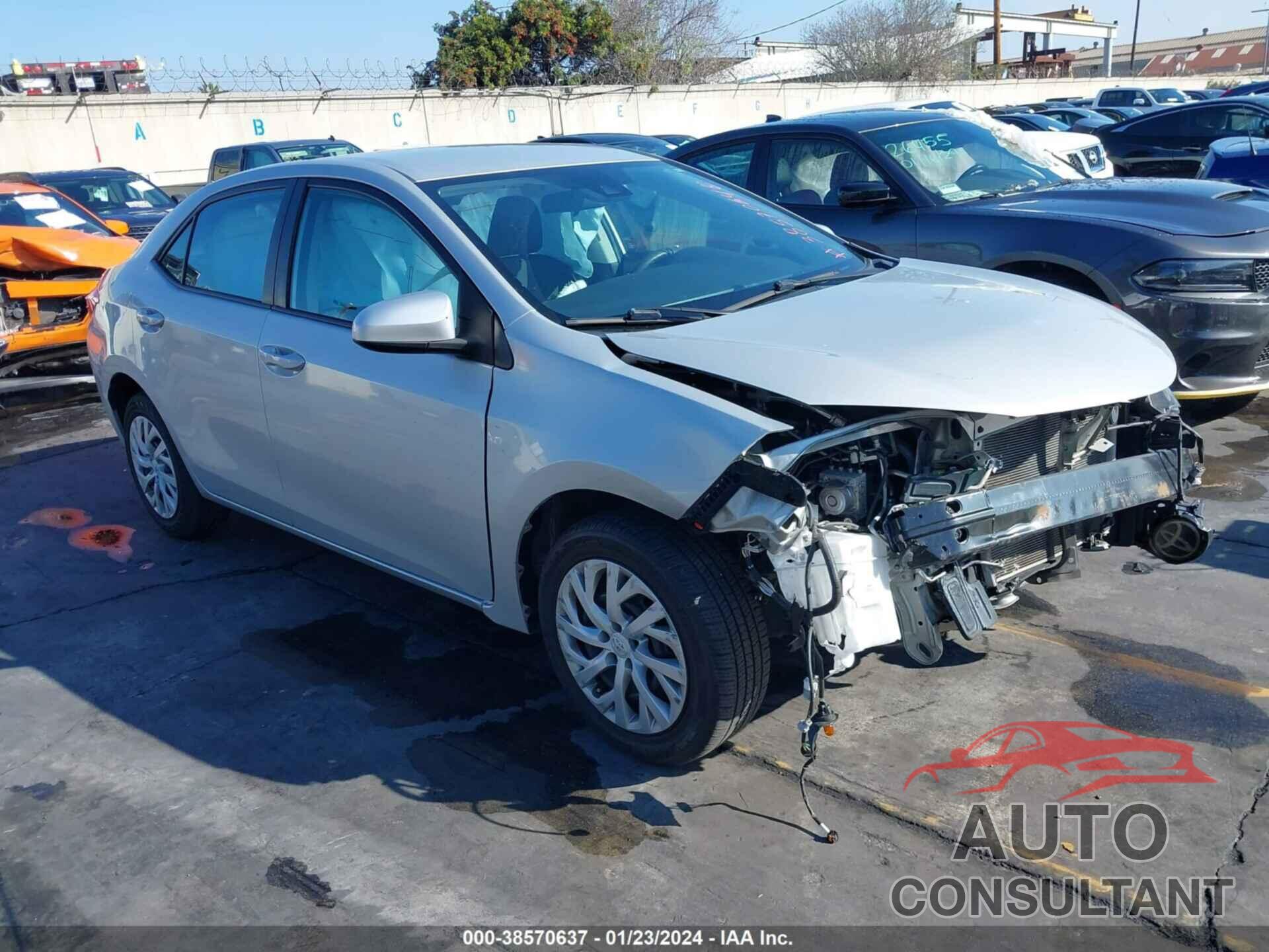 TOYOTA COROLLA 2019 - 5YFBURHE5KP911404