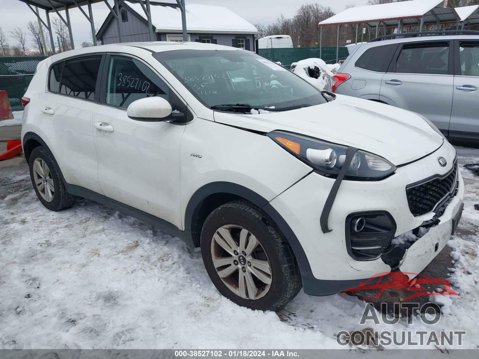 KIA SPORTAGE 2017 - KNDPMCAC9H7034602