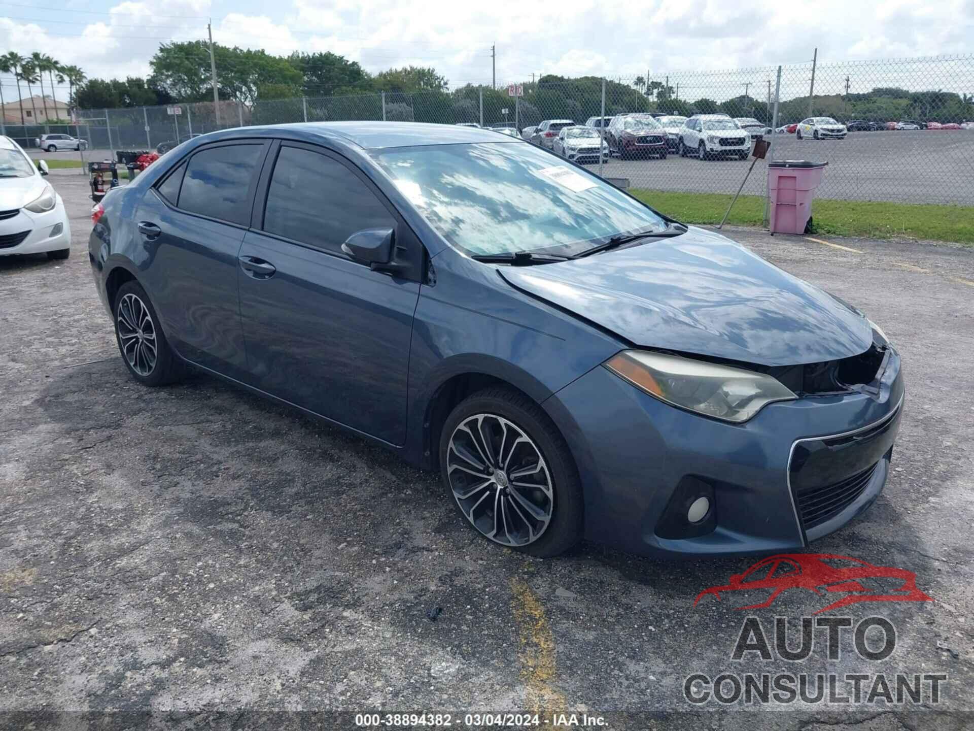 TOYOTA COROLLA 2016 - 2T1BURHE7GC563774