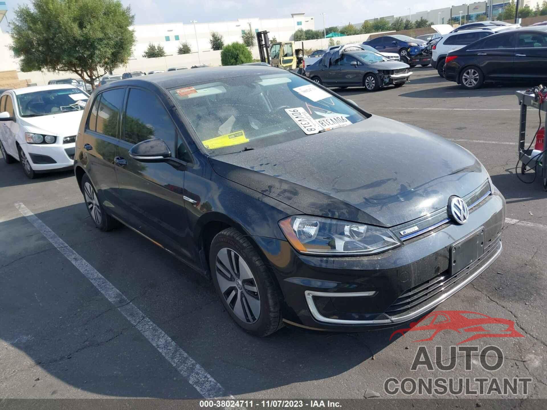 VOLKSWAGEN E-GOLF 2016 - WVWKP7AU7GW900531