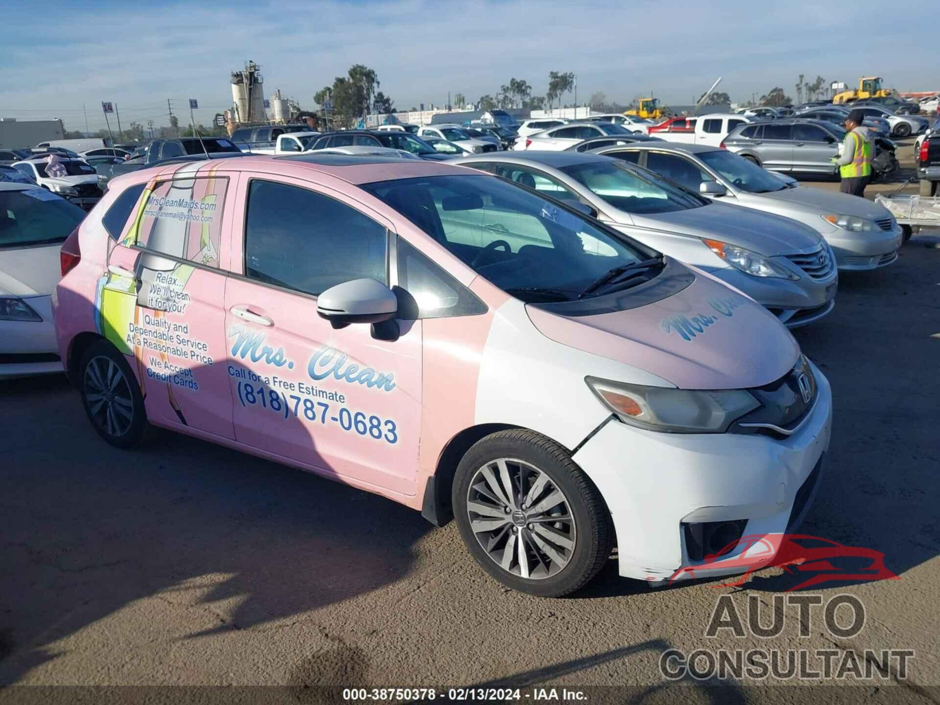 HONDA FIT 2016 - JHMGK5H70GX020854