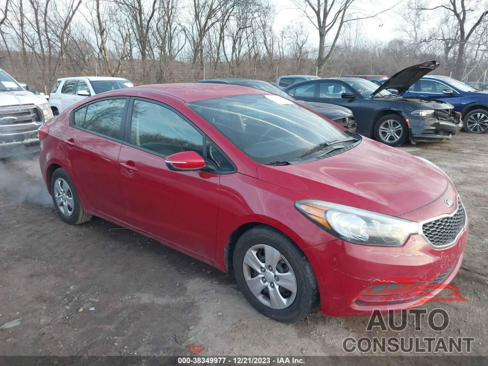 KIA FORTE 2016 - KNAFX4A62G5517763