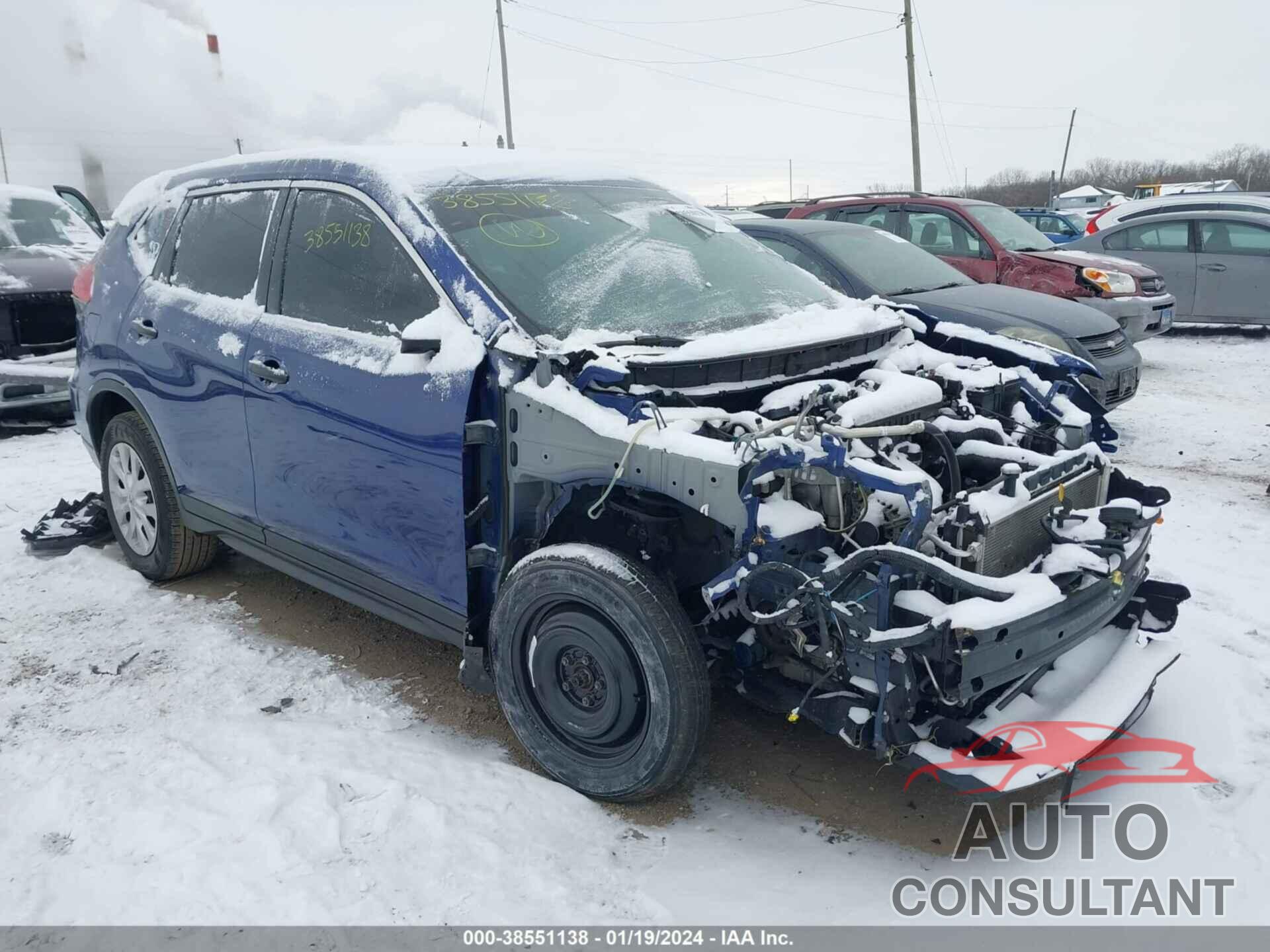 NISSAN ROGUE 2017 - KNMAT2MT3HP561579