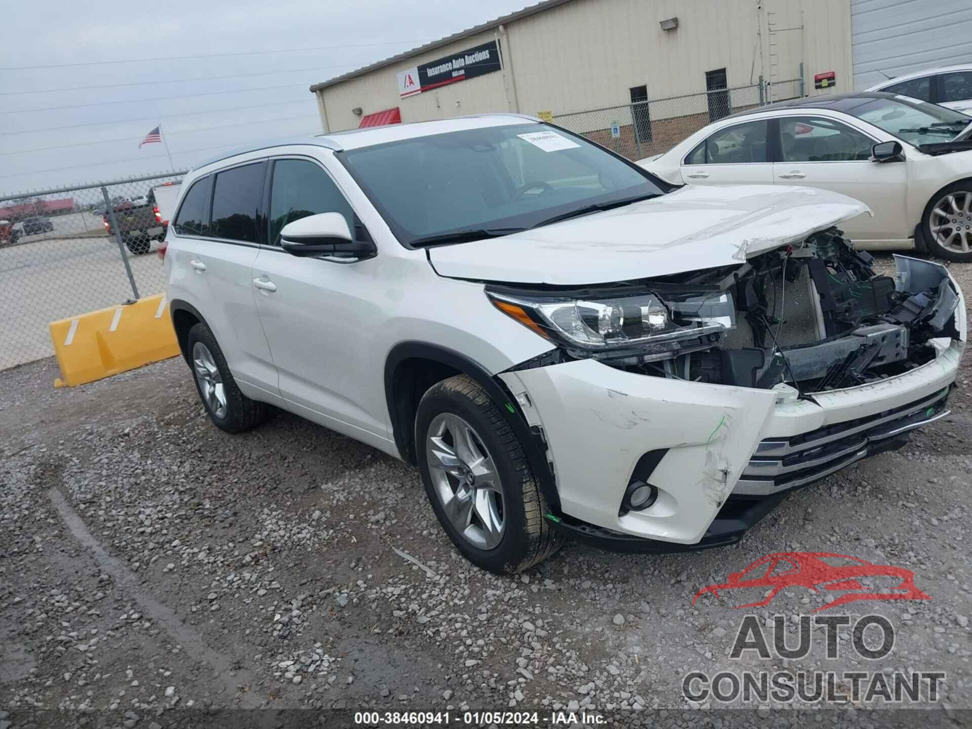 TOYOTA HIGHLANDER 2018 - 5TDYZRFH2JS275345