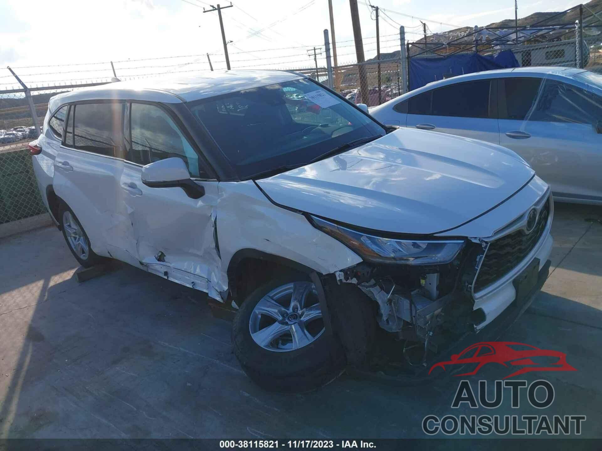 TOYOTA HIGHLANDER 2020 - 5TDZZRAH5LS029873