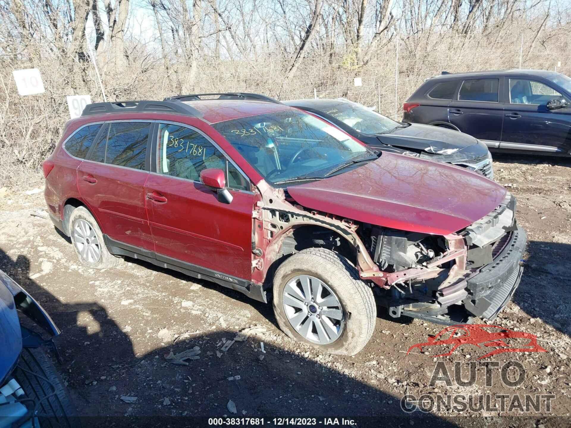 SUBARU OUTBACK 2017 - 4S4BSAFC9H3343714