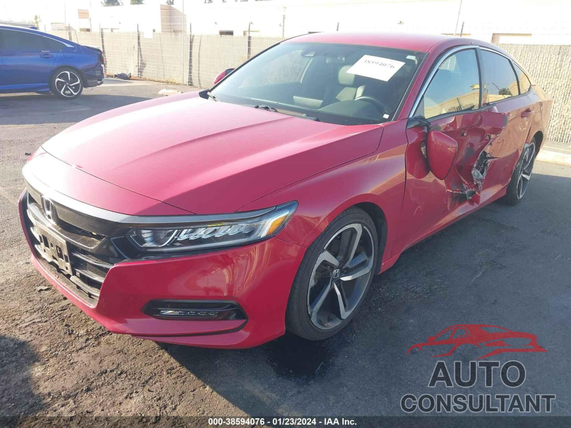 HONDA ACCORD 2018 - 1HGCV1F36JA160645