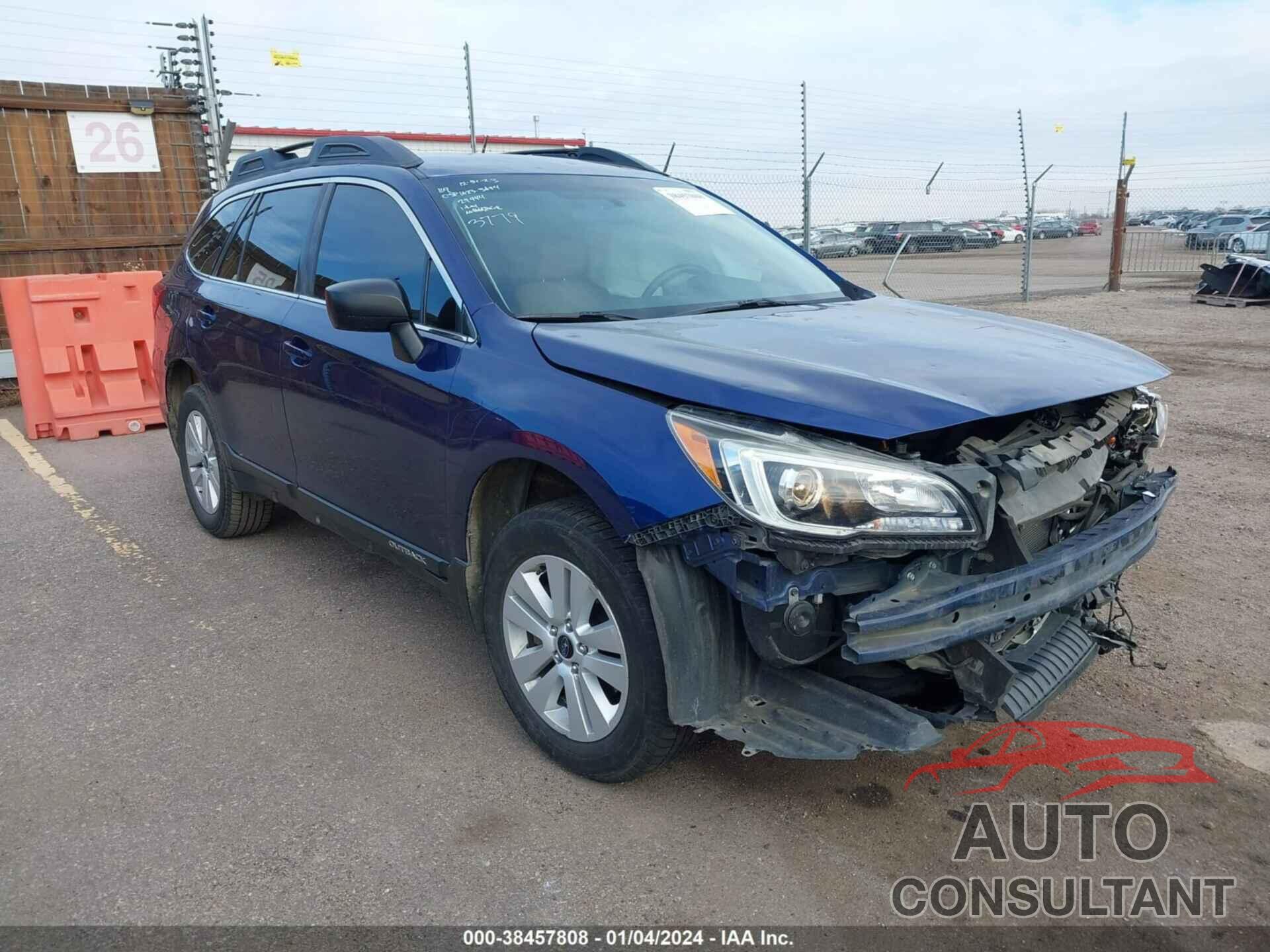 SUBARU OUTBACK 2017 - 4S4BSAAC6H3312962