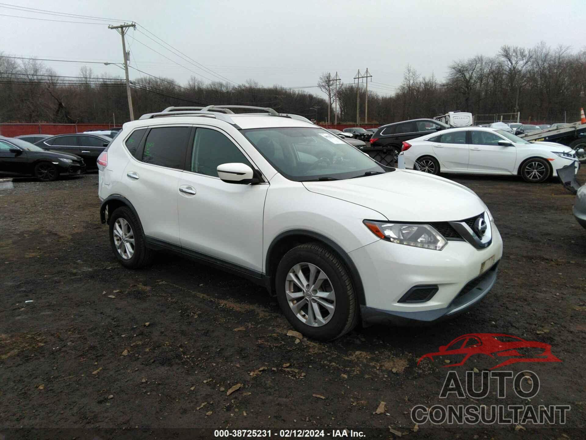 NISSAN ROGUE 2016 - KNMAT2MV6GP716402