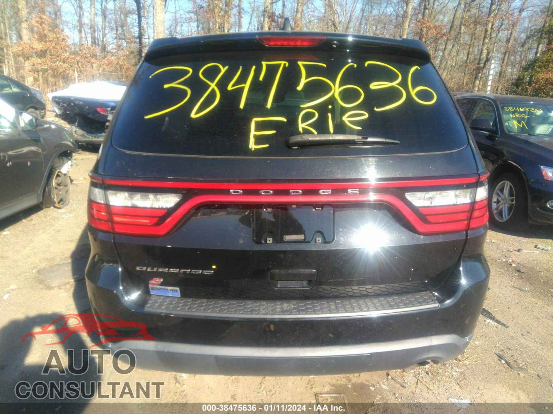 DODGE DURANGO 2019 - 1C4RDJAG1KC586268