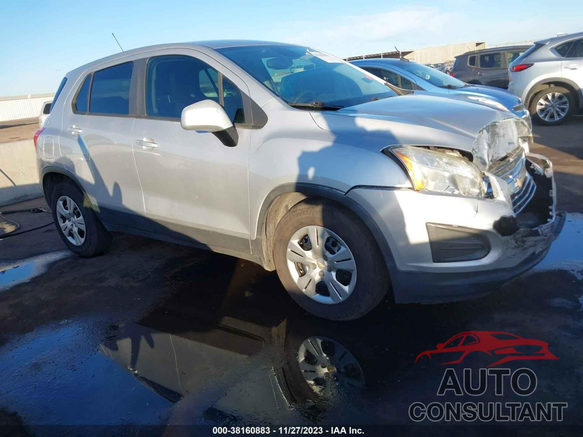 CHEVROLET TRAX 2016 - 3GNCJKSB8GL258579